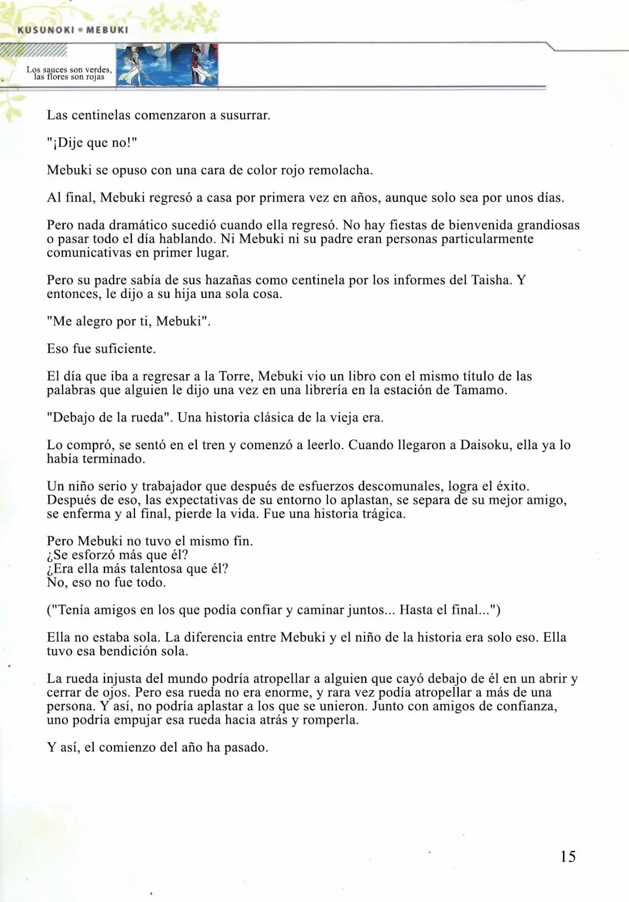 Kusunoki Mebuki wa Yuusha de Aru (Novela) - Capítulo 7 - Página 15 - LectorTMOo