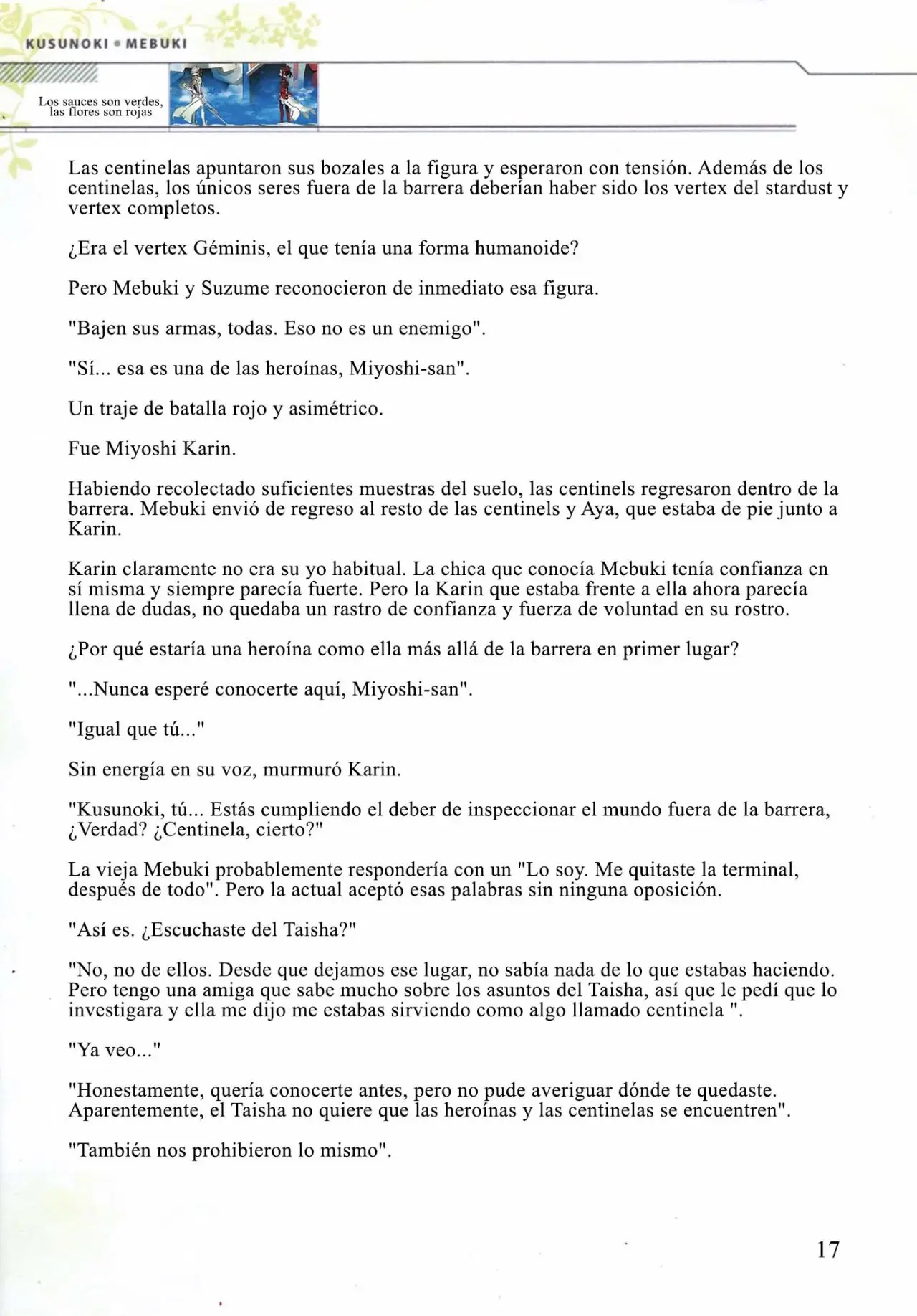 Kusunoki Mebuki wa Yuusha de Aru (Novela) - Capítulo 7 - Página 17 - LectorTMOo