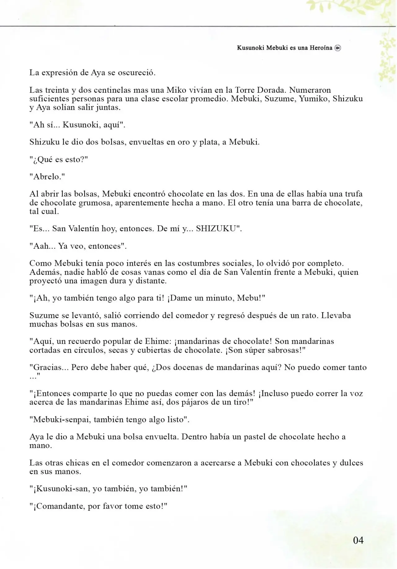 Kusunoki Mebuki wa Yuusha de Aru (Novela) - Capítulo 8 - Página 5 - LectorTMOo