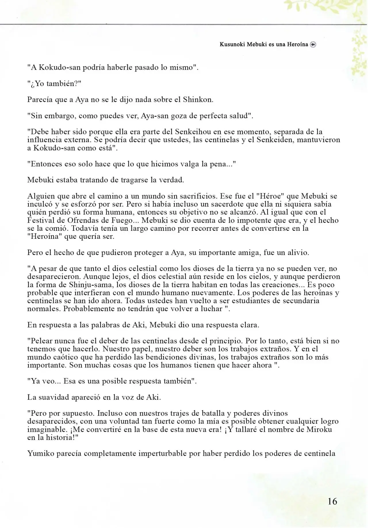 Kusunoki Mebuki wa Yuusha de Aru (Novela) - Capítulo 8 - Página 17 - LectorTMOo