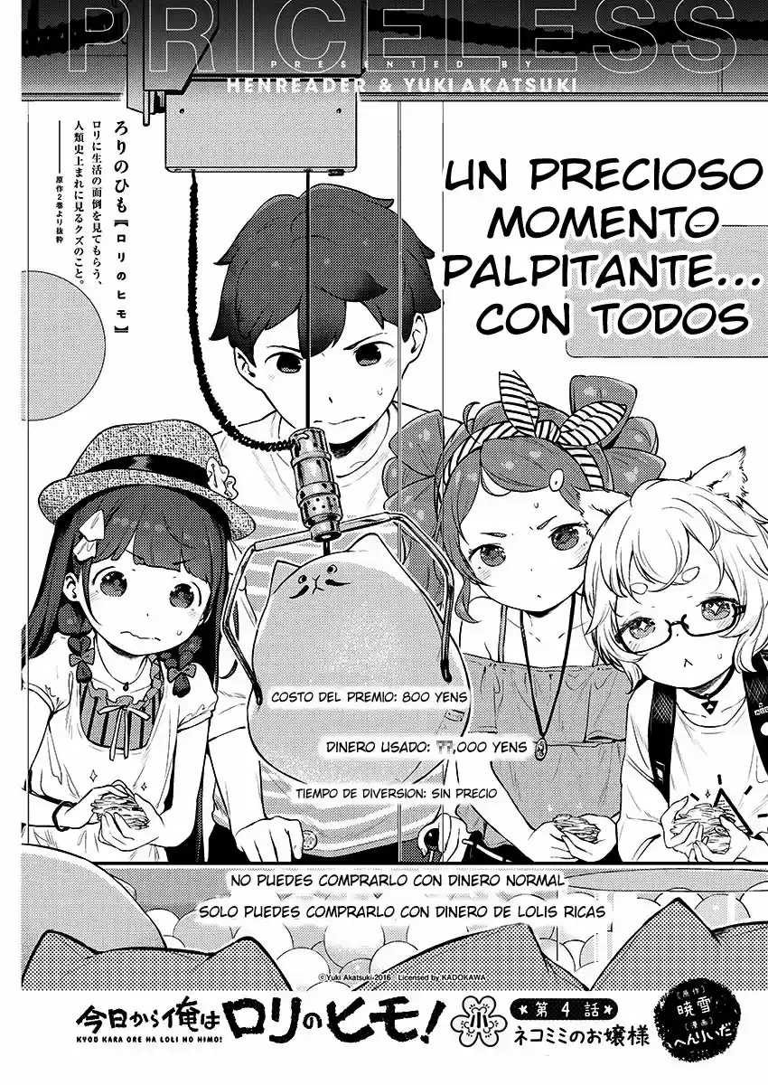 Kyou kara Ore wa Loli no Himo! (2018) - Capítulo 4 - Página 3 - LectorTMOo