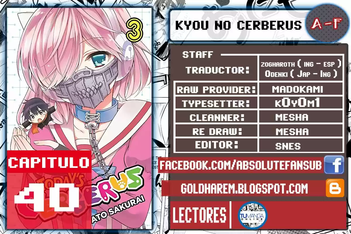 Kyou No Cerberus (2013) - Capítulo 40 - Página 1 - LectorTMOo