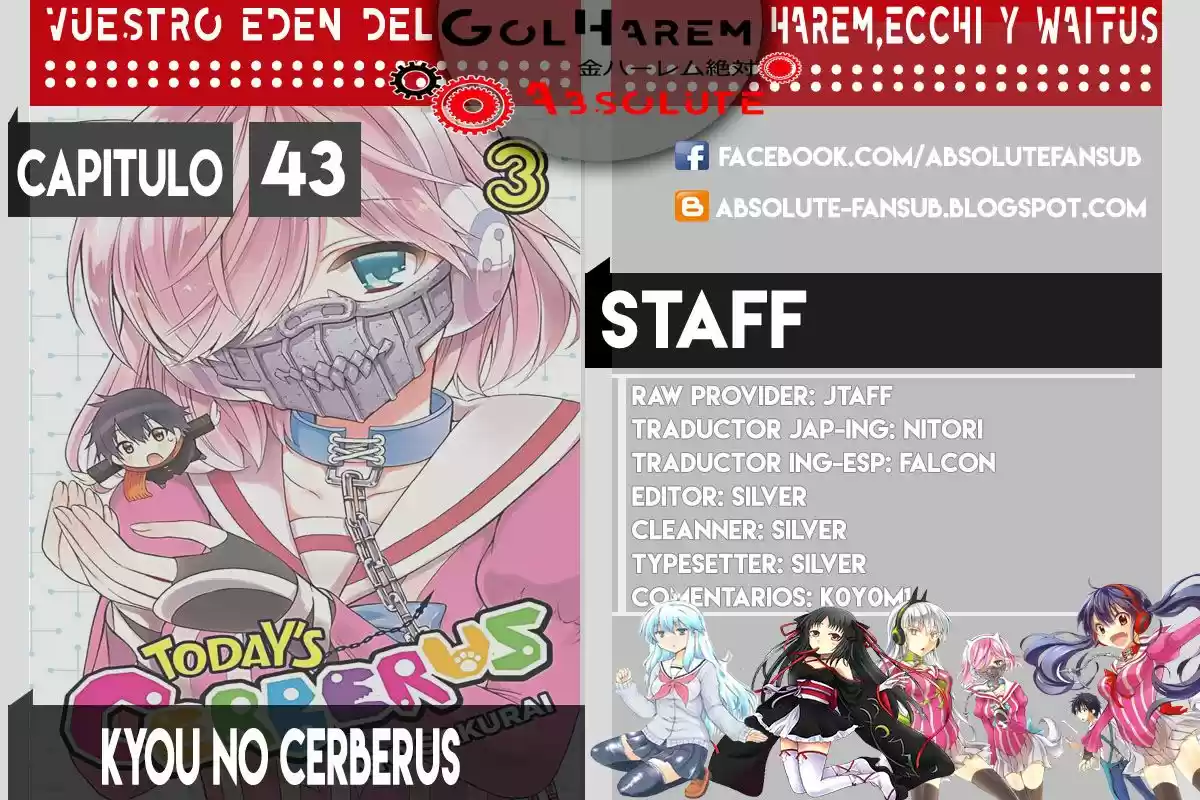 Kyou No Cerberus (2013) - Capítulo 43 - Página 1 - LectorTMOo