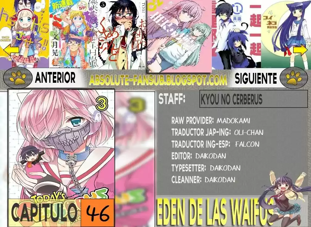 Kyou No Cerberus (2013) - Capítulo 46 - Página 1 - LectorTMOo