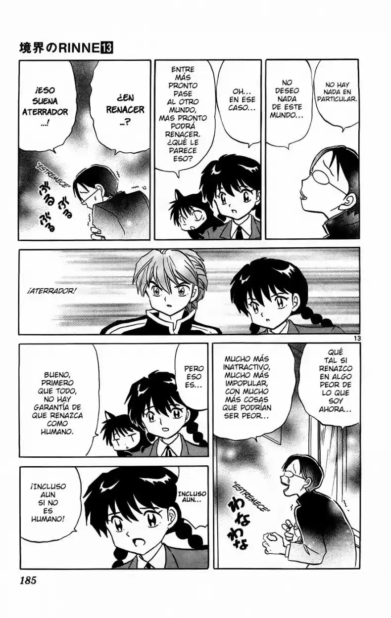 Kyoukai no Rinne (2009) - Capítulo 128 - Página 13 - LectorTMOo