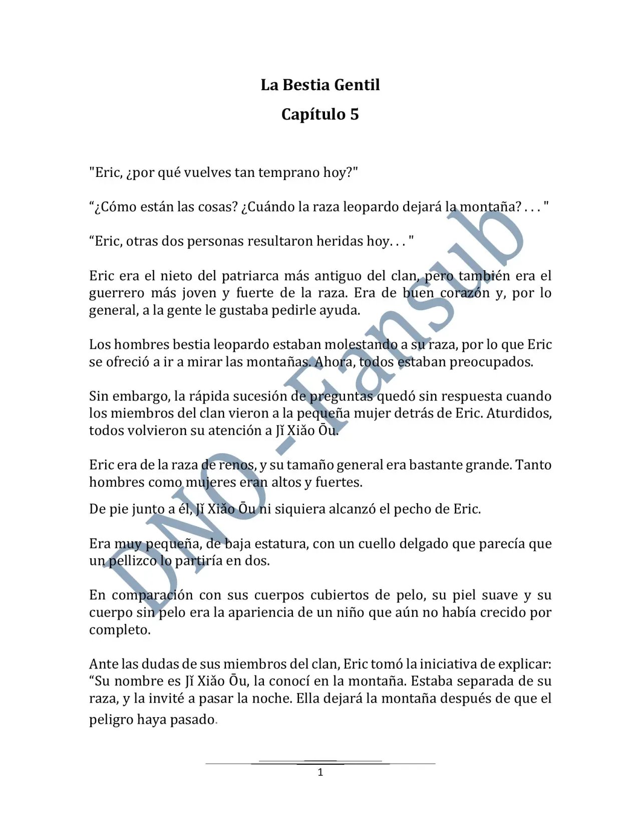 La bestia gentil - Capítulo 5 - Página 2 - LectorTMOo