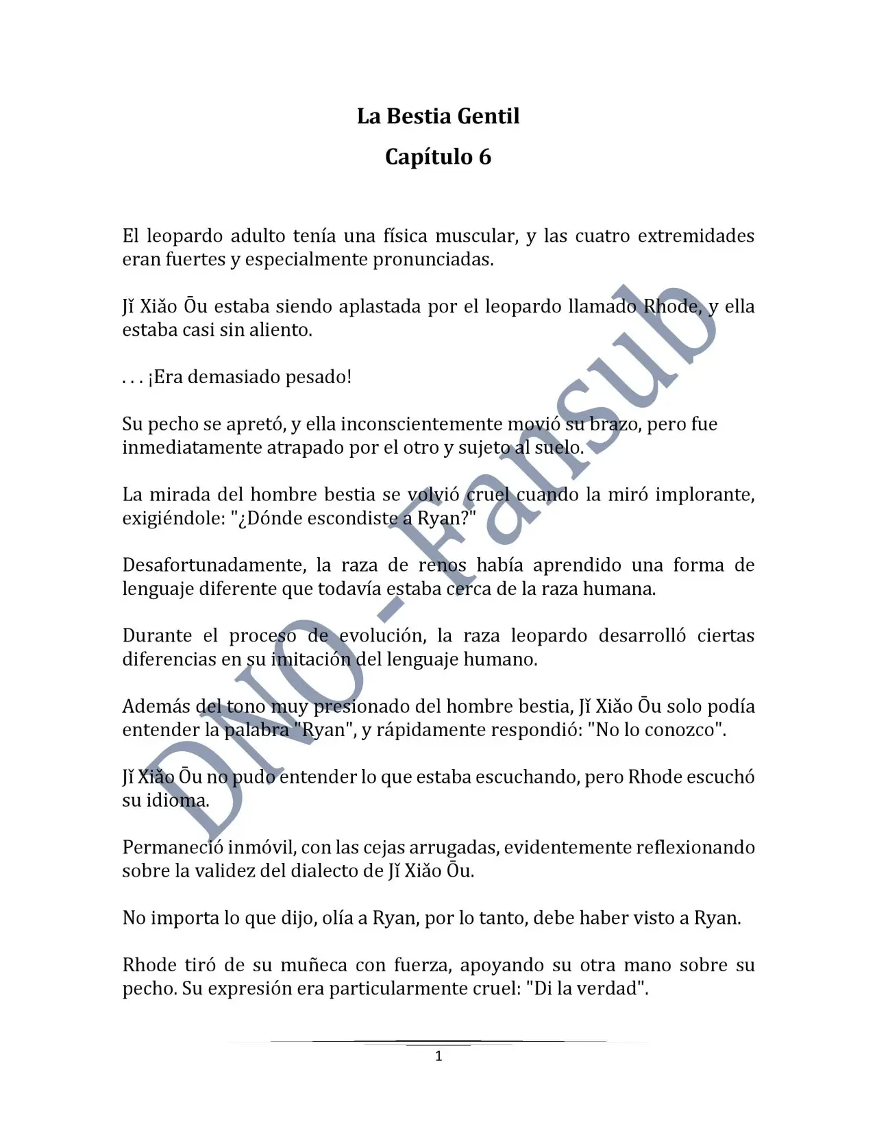 La bestia gentil - Capítulo 6 - Página 2 - LectorTMOo