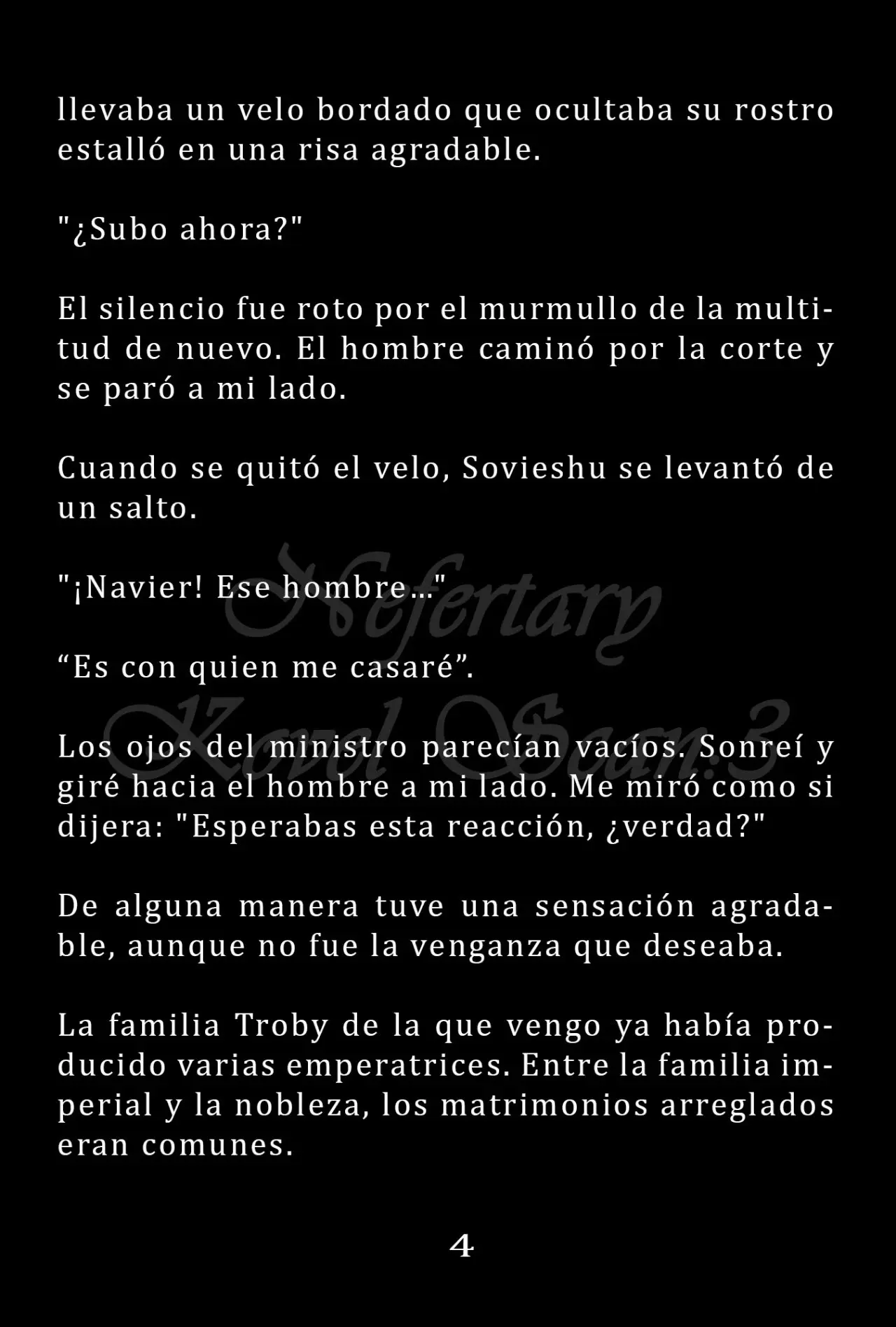 La Emperatriz se volvió a casar (Novela) - Capítulo 1 - Página 5 - LectorTMOo