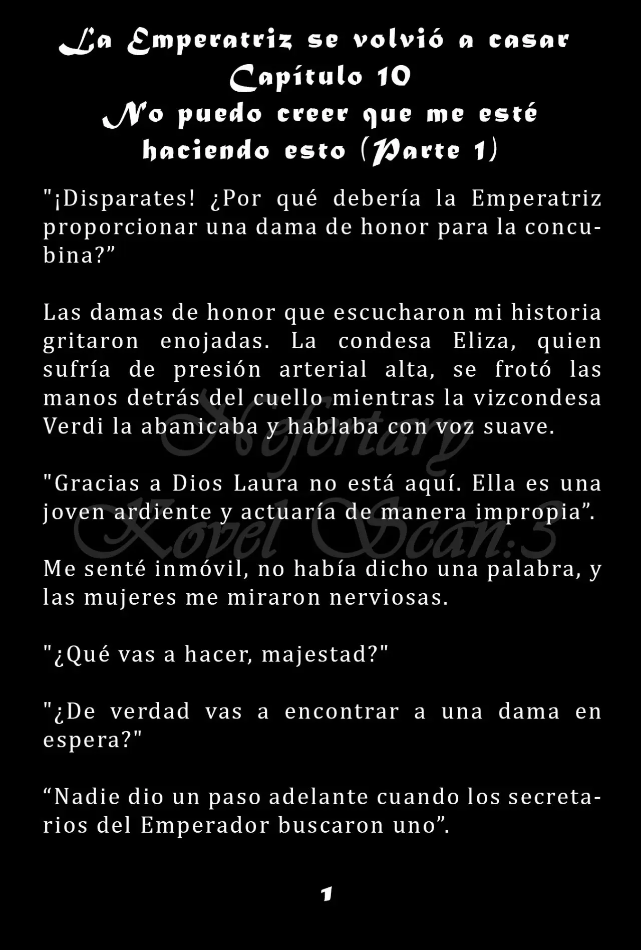 La Emperatriz se volvió a casar (Novela) - Capítulo 10 - Página 2 - LectorTMOo