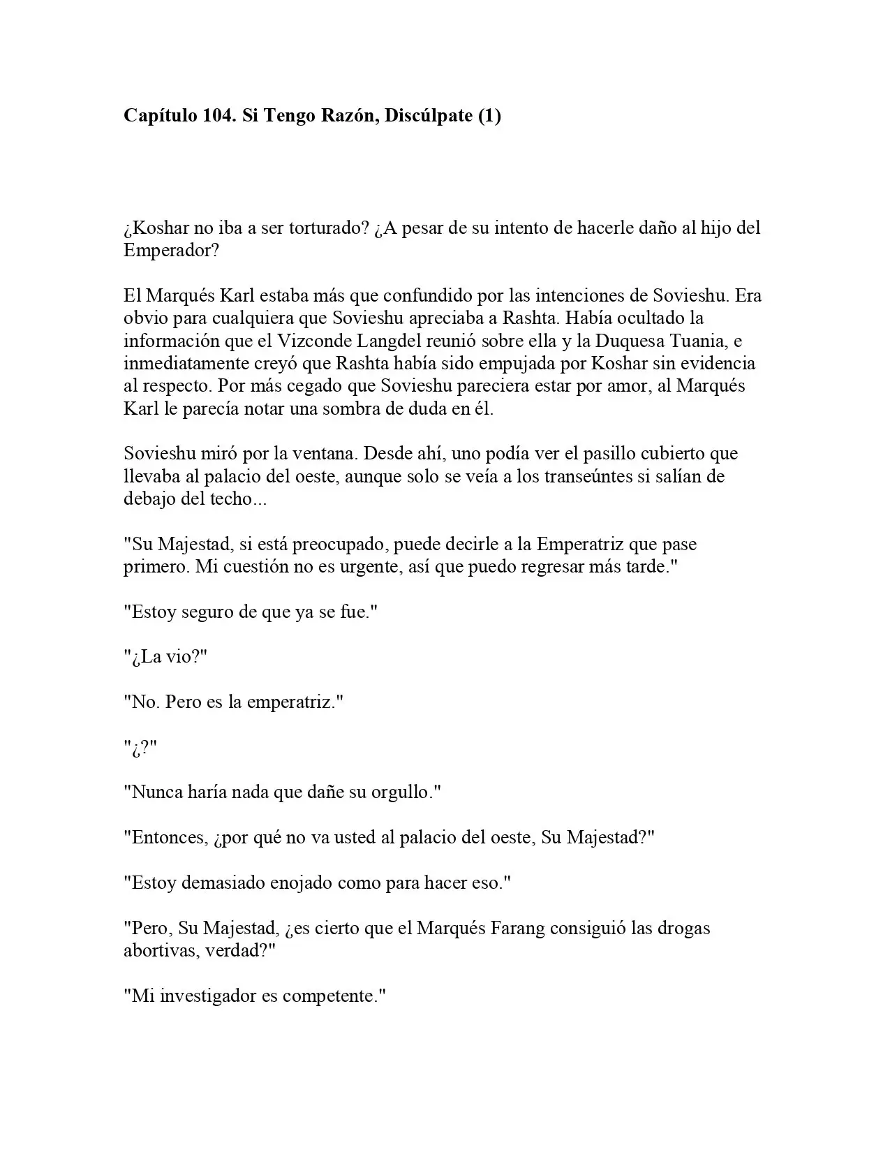 La Emperatriz se volvió a casar (Novela) - Capítulo 104 - Página 2 - LectorTMOo