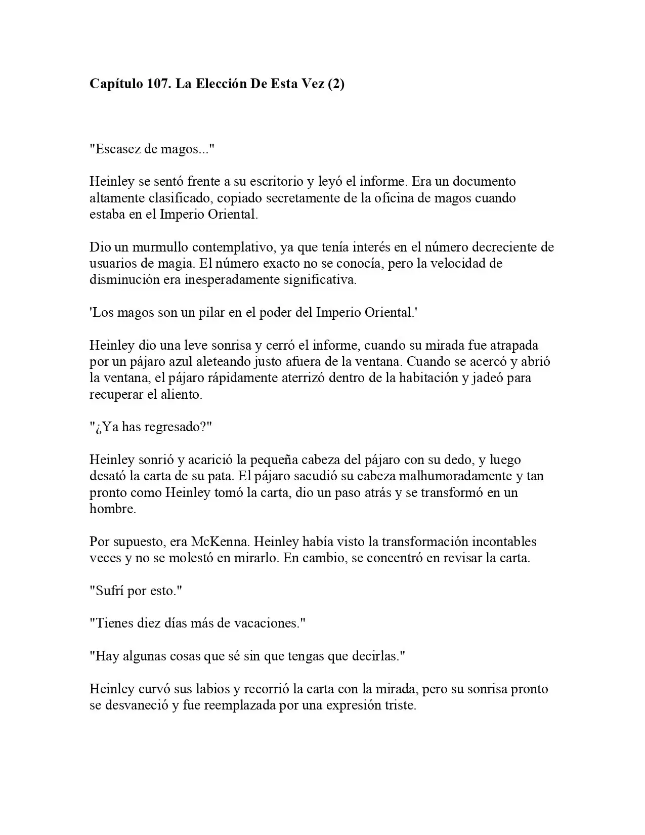 La Emperatriz se volvió a casar (Novela) - Capítulo 107 - Página 3 - LectorTMOo