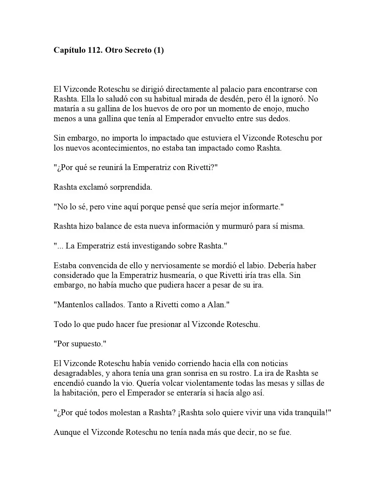 La Emperatriz se volvió a casar (Novela) - Capítulo 112 - Página 1 - LectorTMOo
