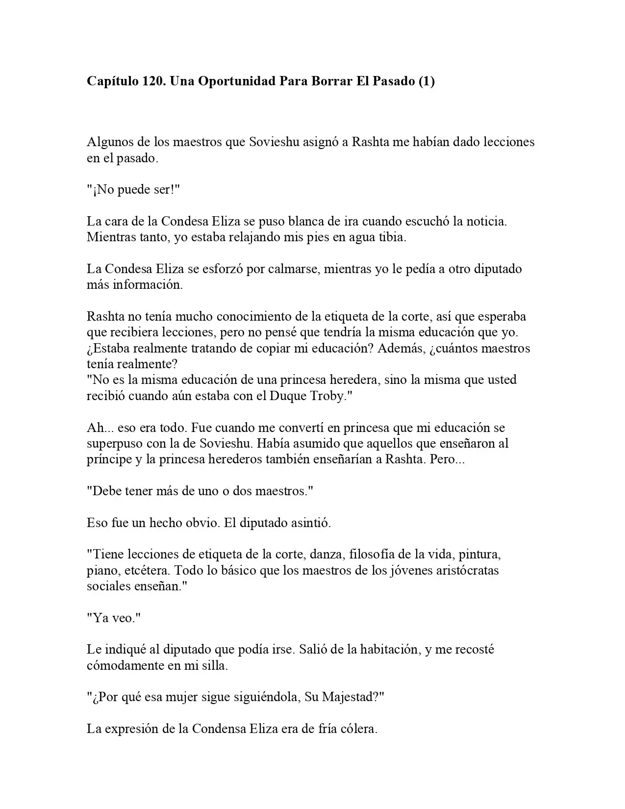 La Emperatriz se volvió a casar (Novela) - Capítulo 120 - Página 1 - LectorTMOo