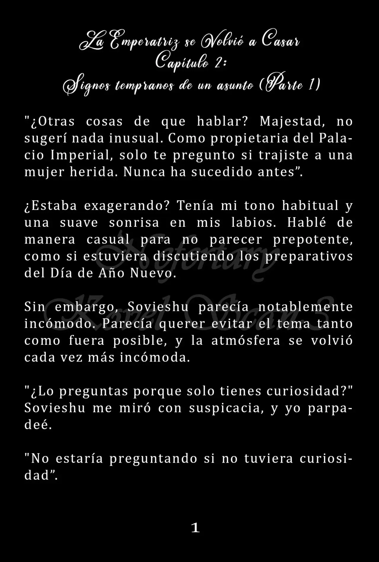 La Emperatriz se volvió a casar (Novela) - Capítulo 2 - Página 2 - LectorTMOo
