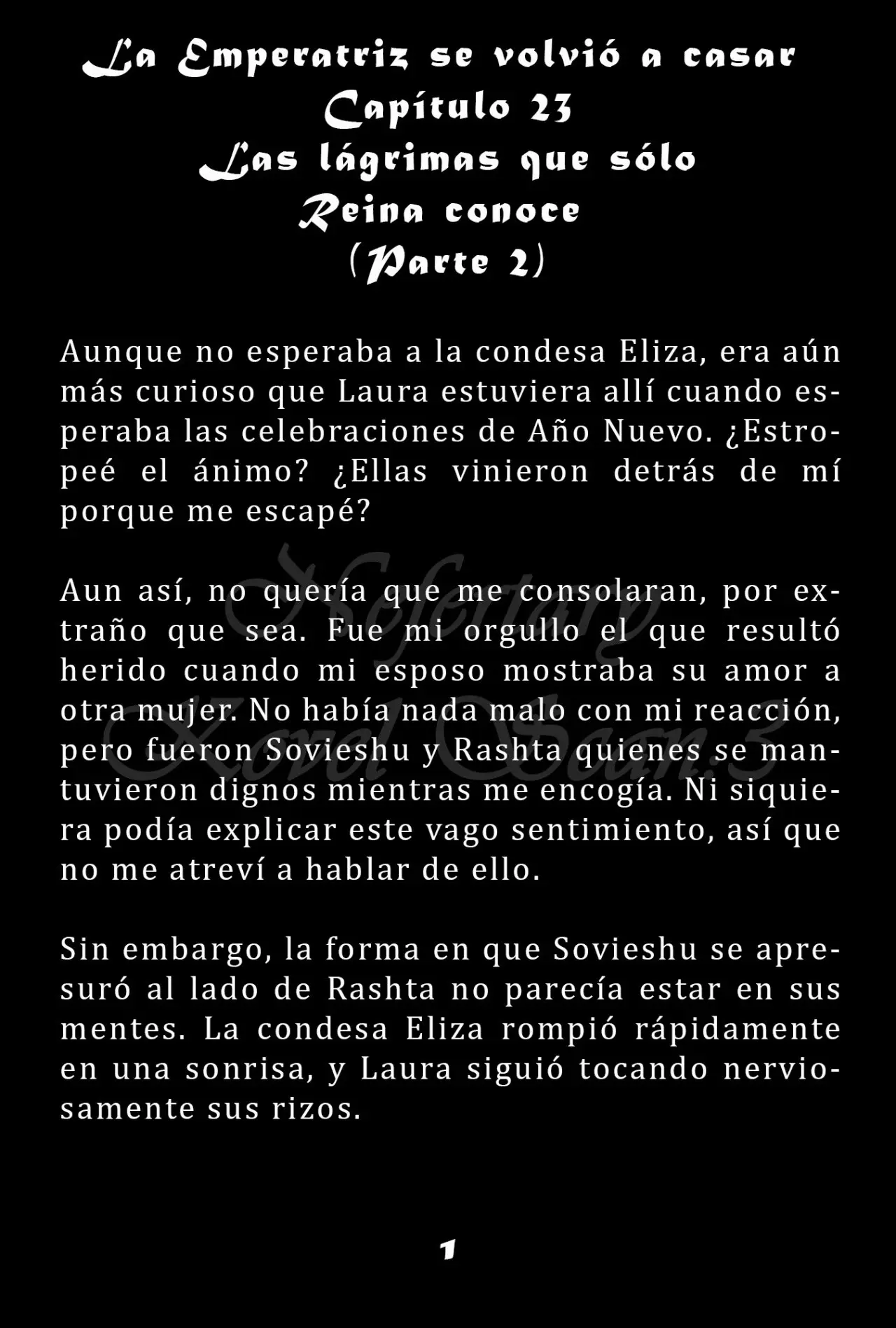La Emperatriz se volvió a casar (Novela) - Capítulo 23 - Página 2 - LectorTMOo