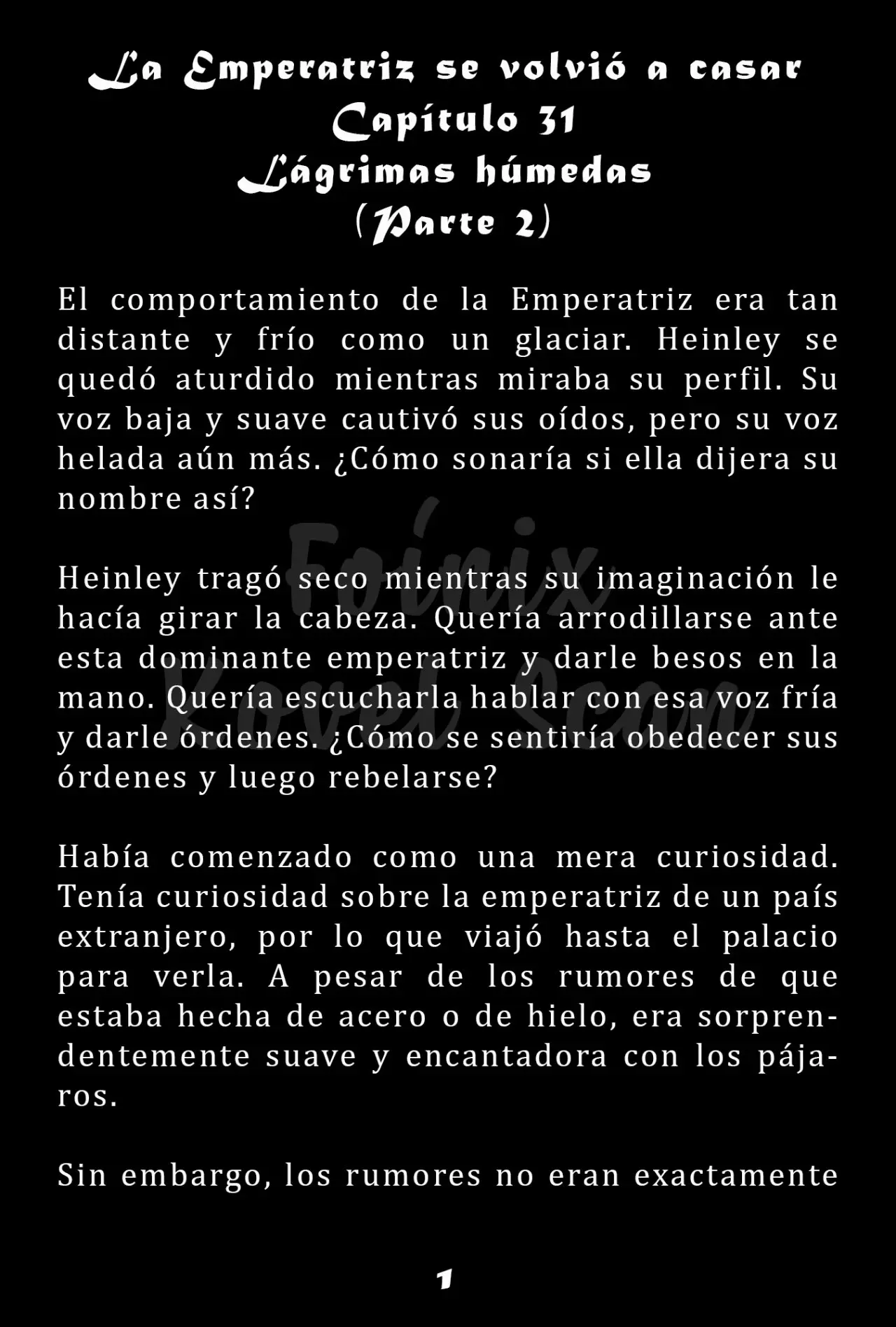 La Emperatriz se volvió a casar (Novela) - Capítulo 31 - Página 2 - LectorTMOo