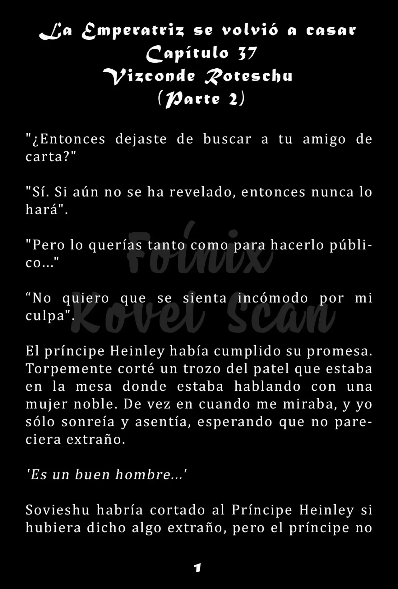 La Emperatriz se volvió a casar (Novela) - Capítulo 37 - Página 2 - LectorTMOo