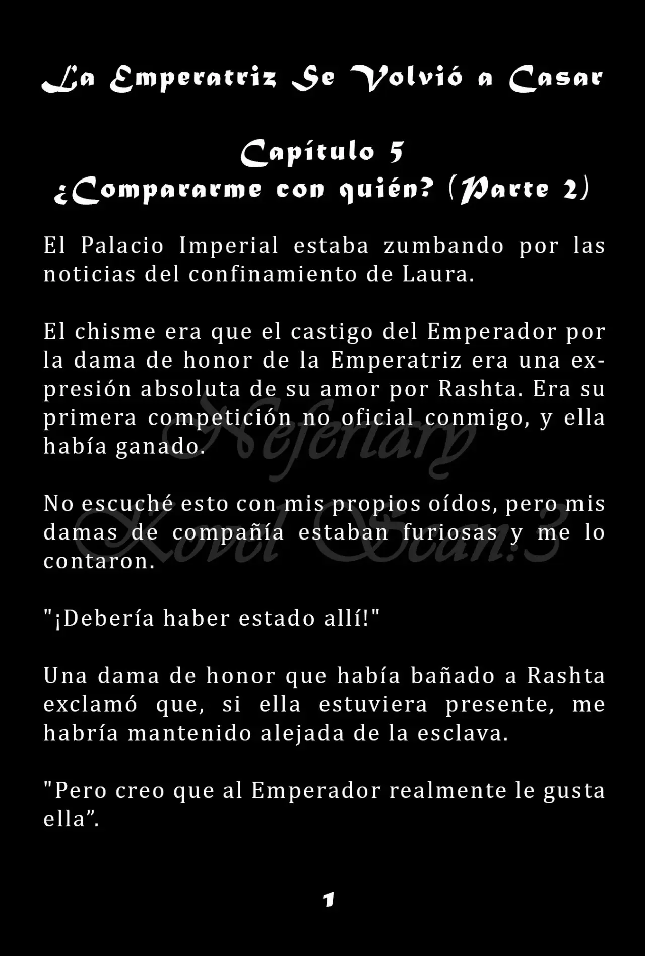 La Emperatriz se volvió a casar (Novela) - Capítulo 5 - Página 2 - LectorTMOo