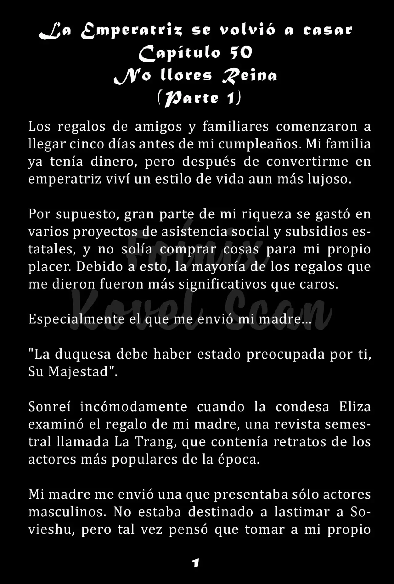 La Emperatriz se volvió a casar (Novela) - Capítulo 50 - Página 2 - LectorTMOo
