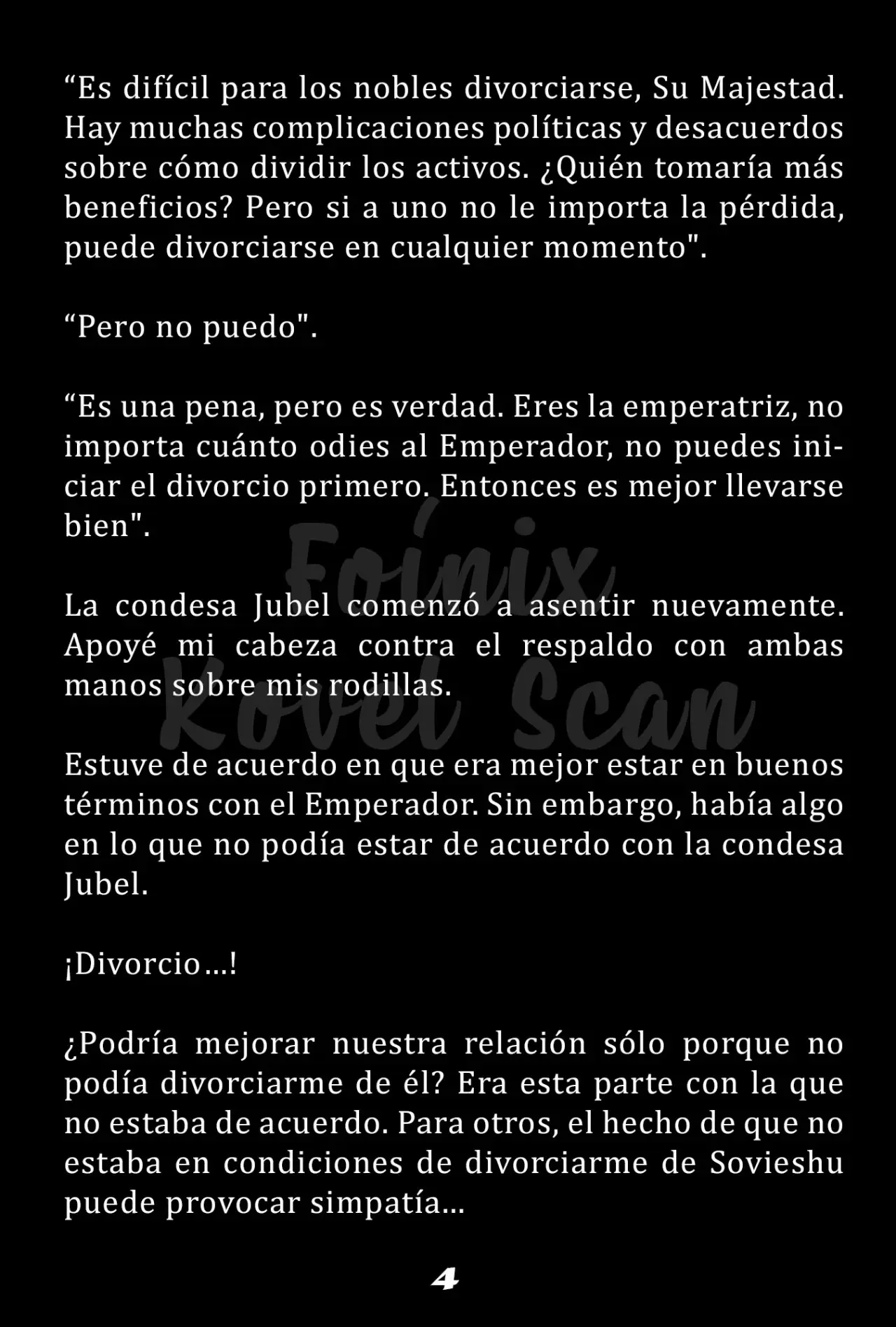 La Emperatriz se volvió a casar (Novela) - Capítulo 52 - Página 5 - LectorTMOo