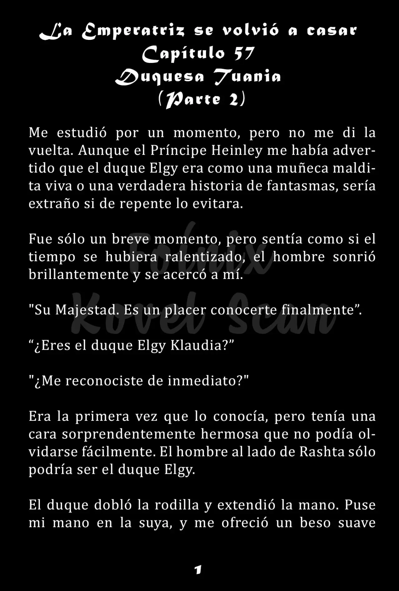 La Emperatriz se volvió a casar (Novela) - Capítulo 57 - Página 1 - LectorTMOo