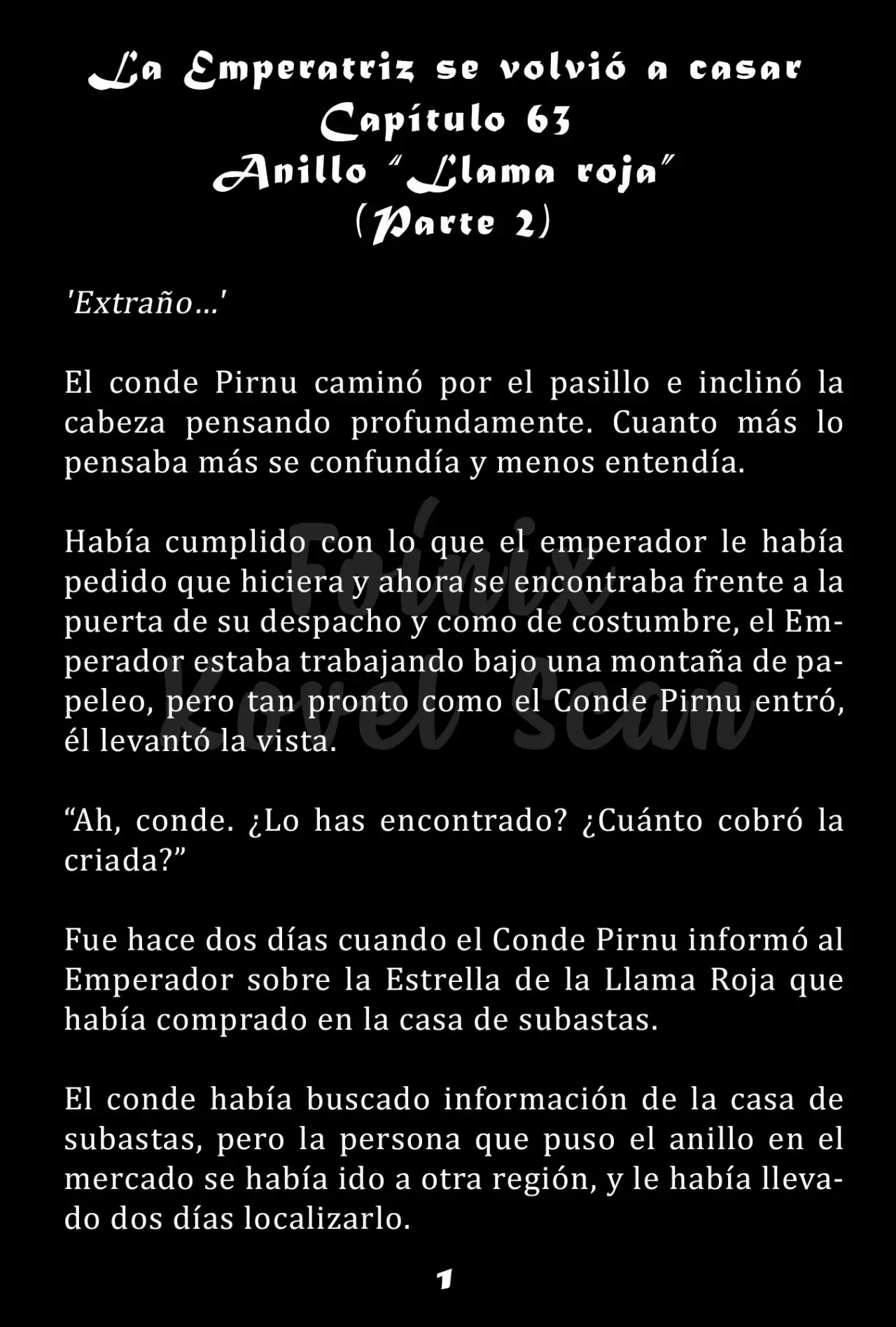 La Emperatriz se volvió a casar (Novela) - Capítulo 63 - Página 2 - LectorTMOo