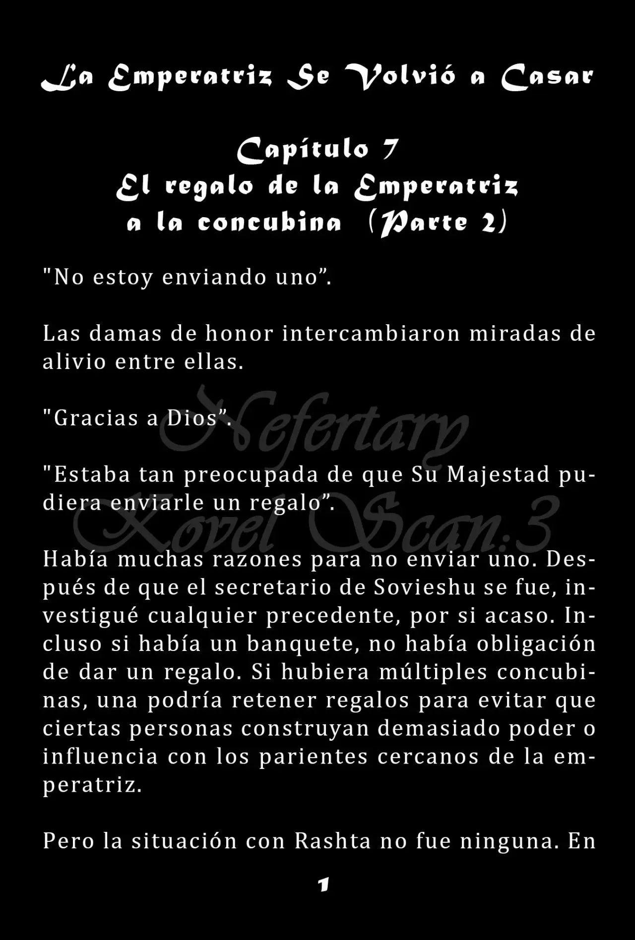 La Emperatriz se volvió a casar (Novela) - Capítulo 7 - Página 2 - LectorTMOo