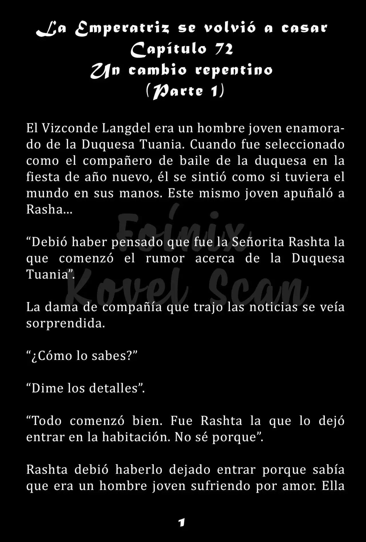 La Emperatriz se volvió a casar (Novela) - Capítulo 72 - Página 2 - LectorTMOo