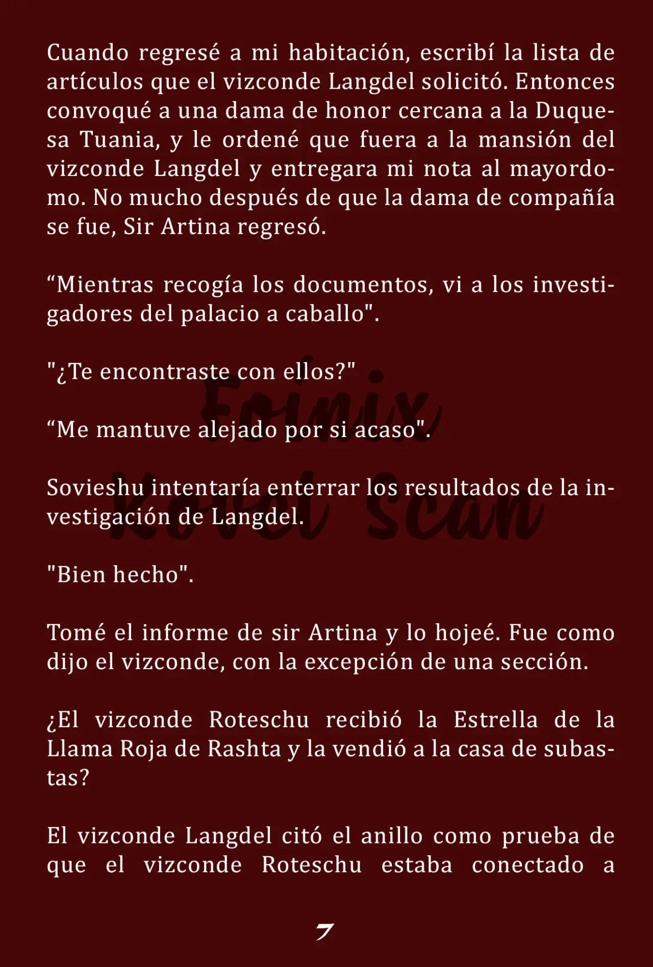 La Emperatriz se volvió a casar (Novela) - Capítulo 75 - Página 8 - LectorTMOo