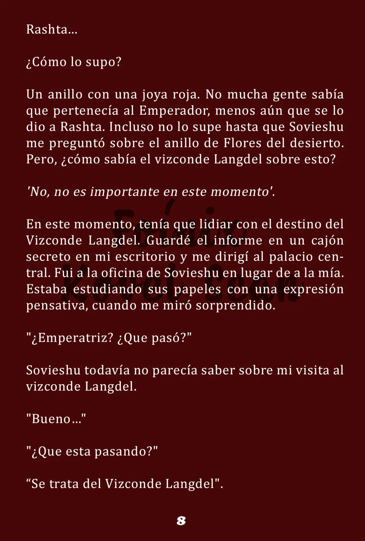 La Emperatriz se volvió a casar (Novela) - Capítulo 75 - Página 9 - LectorTMOo