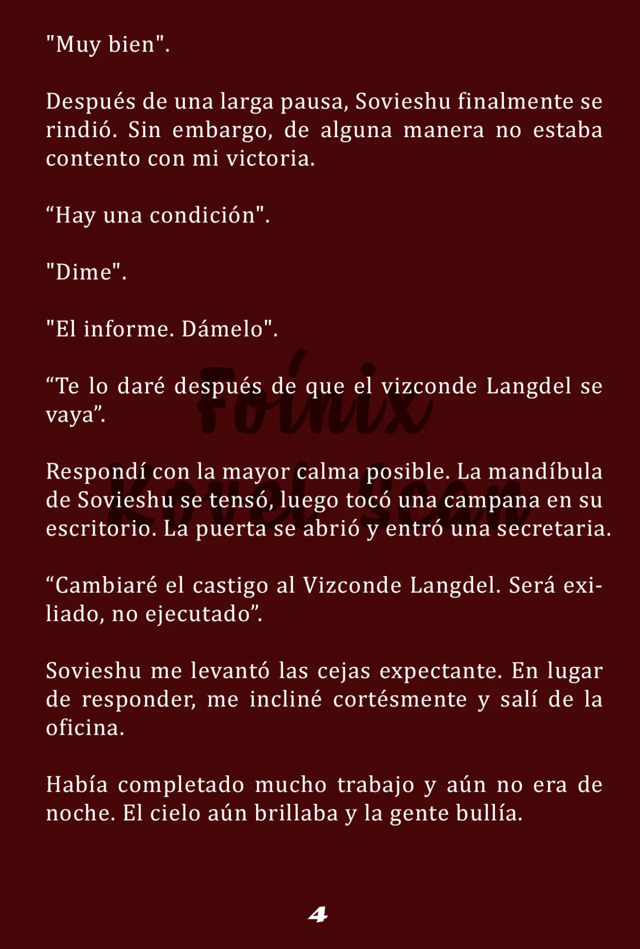 La Emperatriz se volvió a casar (Novela) - Capítulo 76 - Página 5 - LectorTMOo