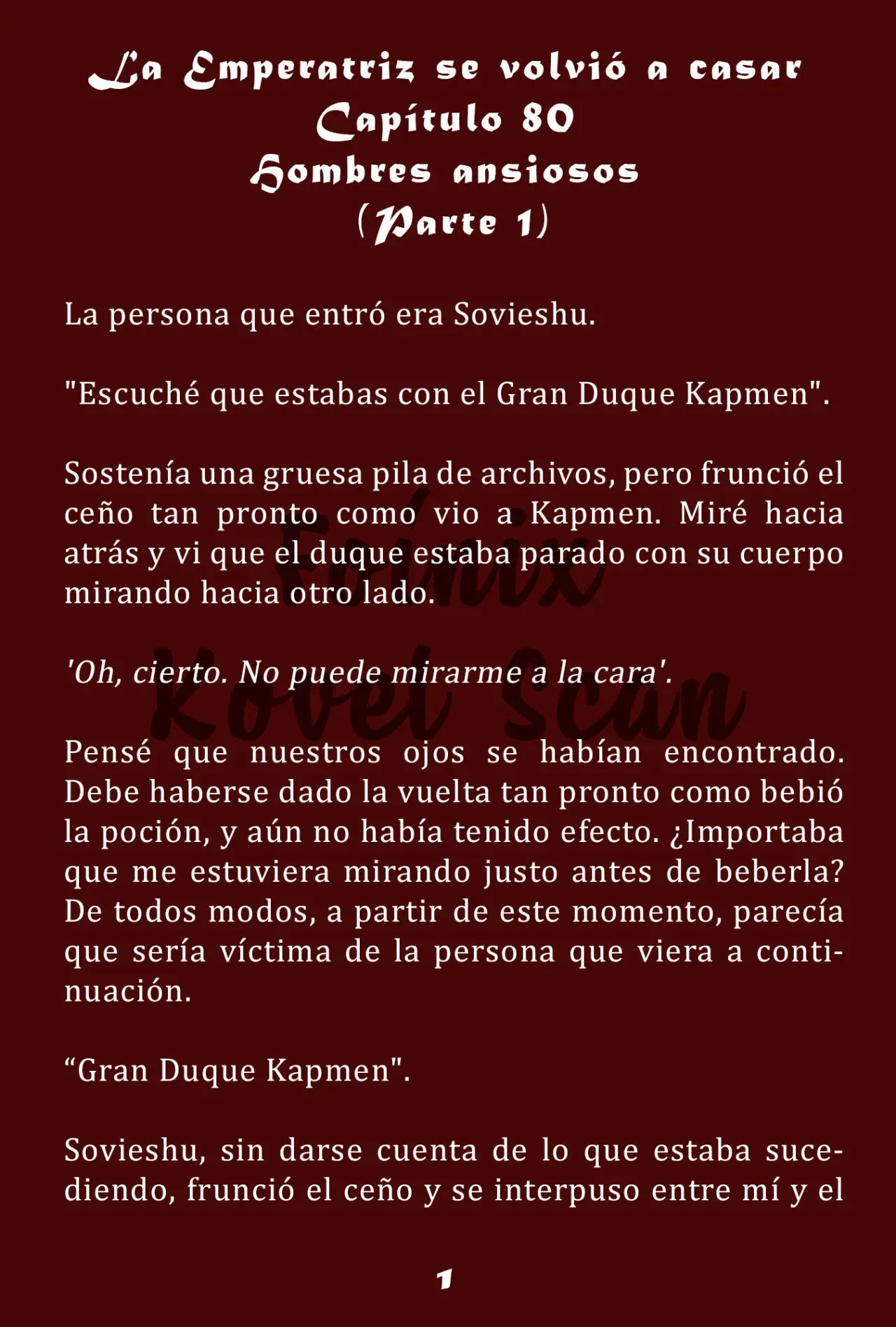 La Emperatriz se volvió a casar (Novela) - Capítulo 80 - Página 2 - LectorTMOo