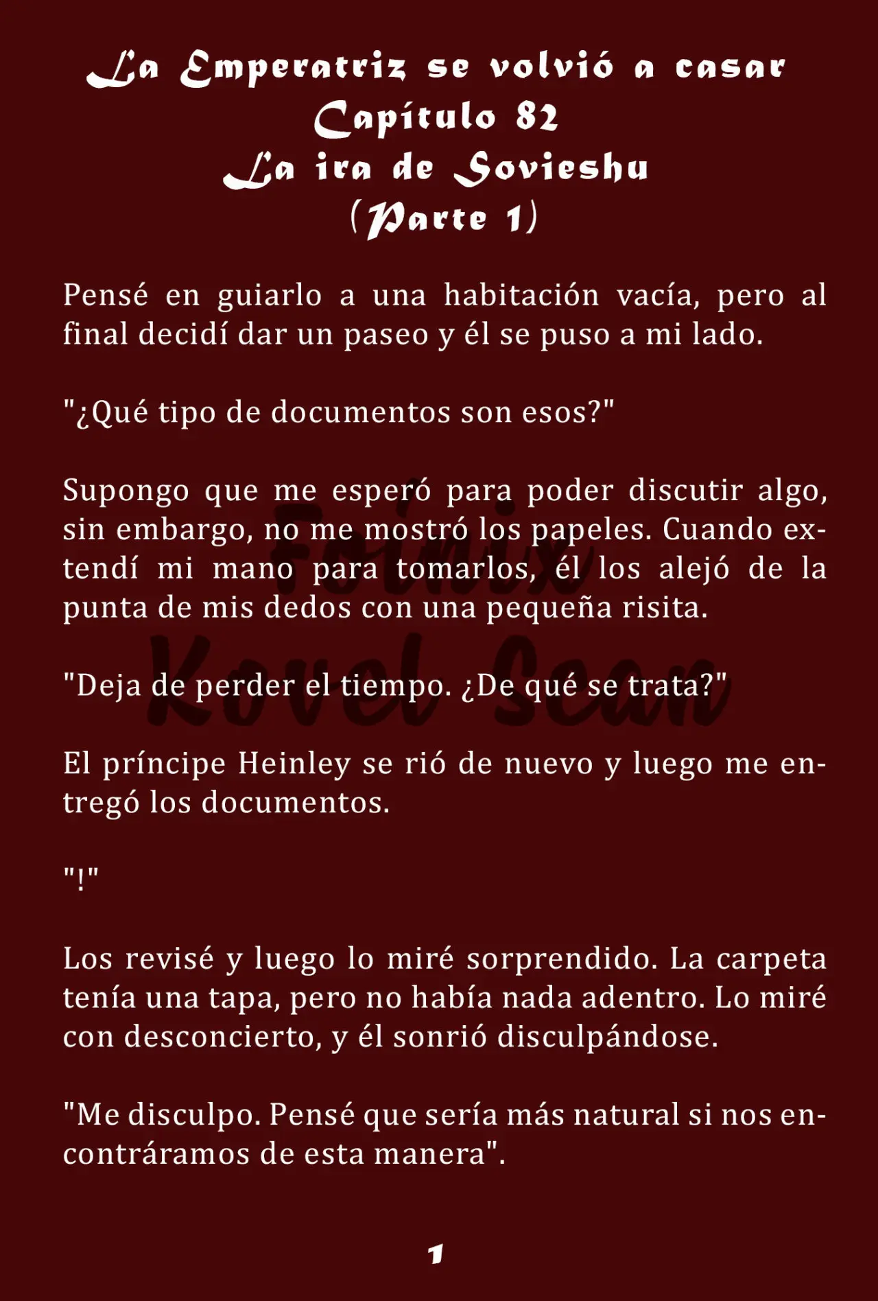 La Emperatriz se volvió a casar (Novela) - Capítulo 82 - Página 2 - LectorTMOo