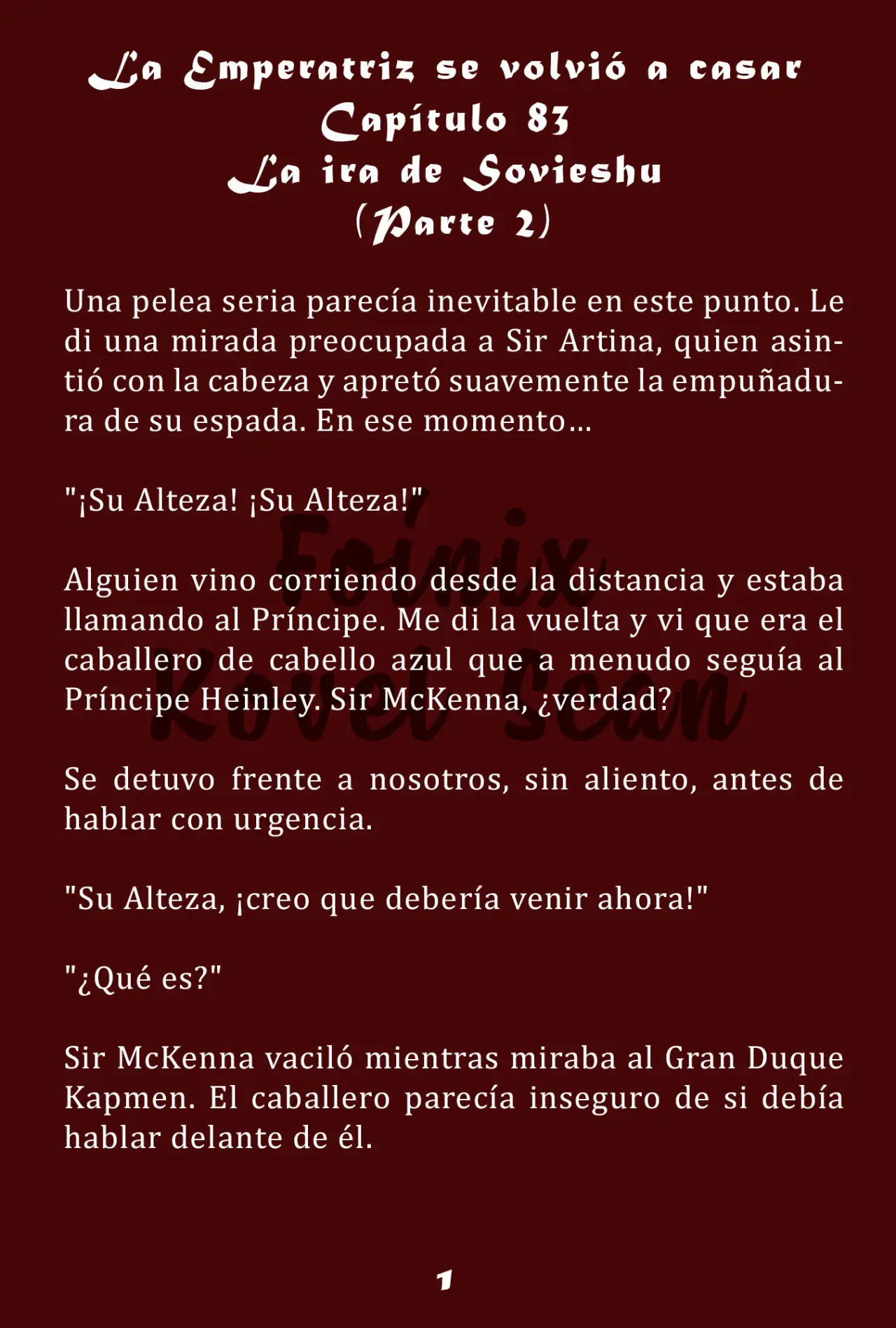 La Emperatriz se volvió a casar (Novela) - Capítulo 83 - Página 2 - LectorTMOo