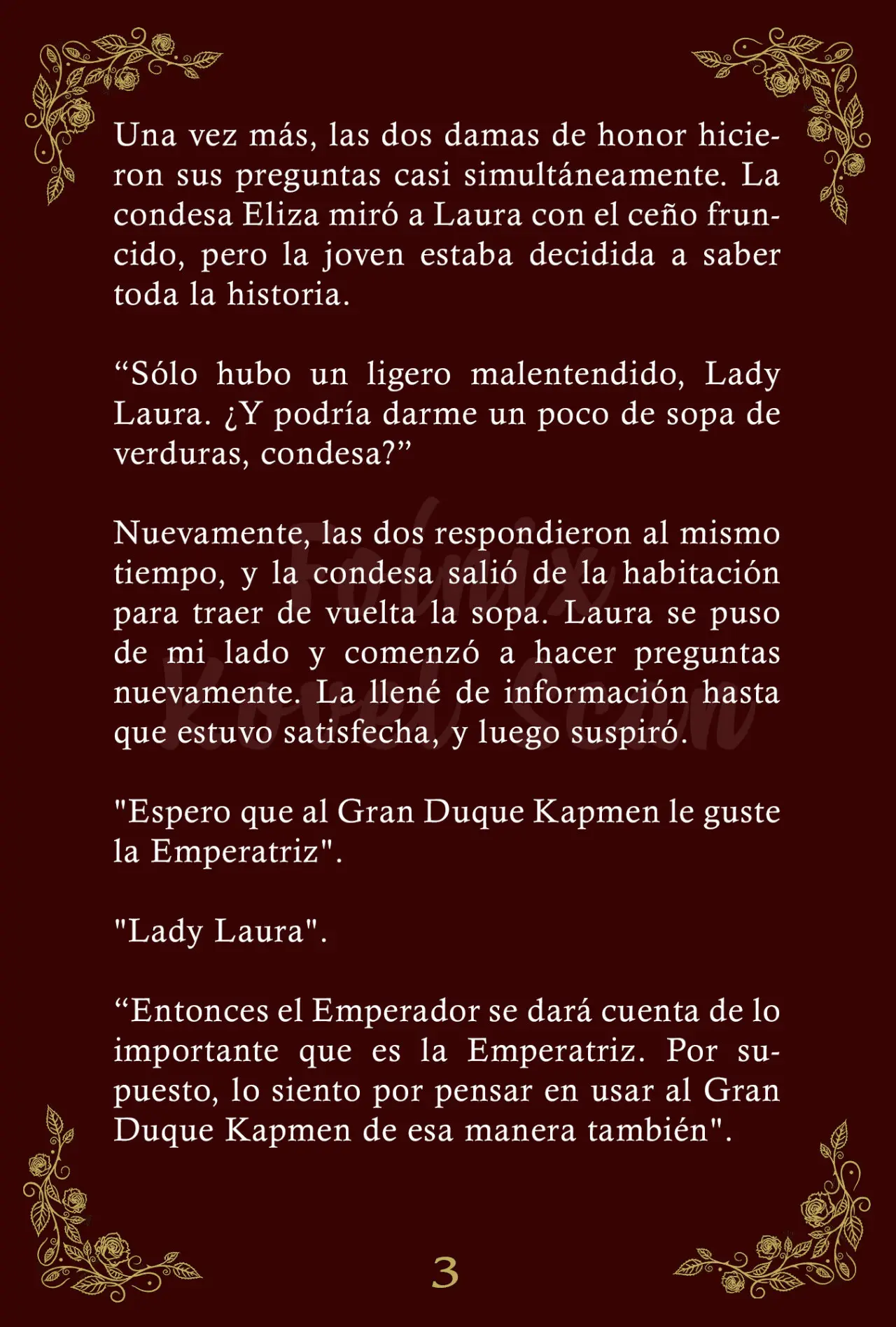 La Emperatriz se volvió a casar (Novela) - Capítulo 85 - Página 4 - LectorTMOo