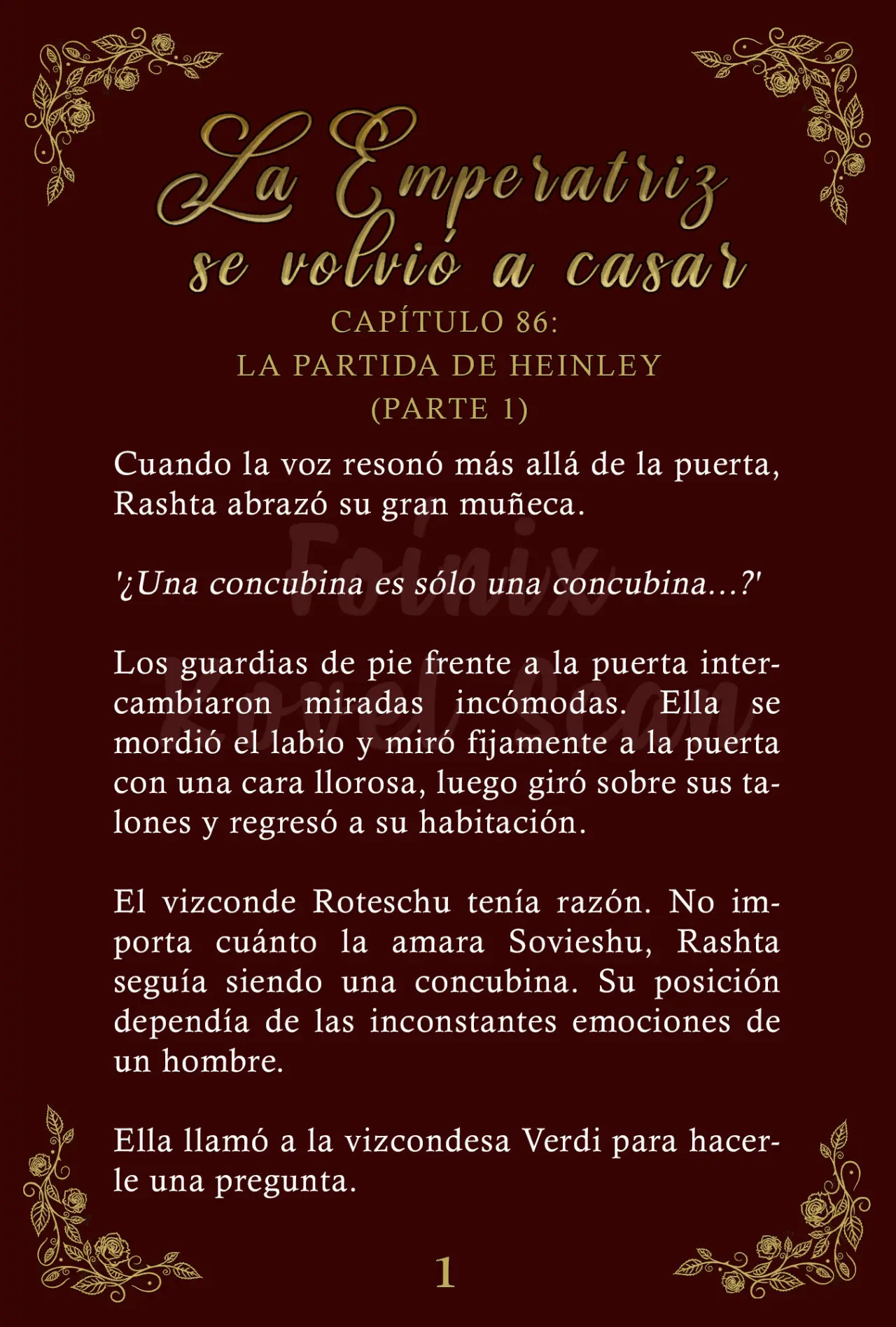 La Emperatriz se volvió a casar (Novela) - Capítulo 86 - Página 2 - LectorTMOo