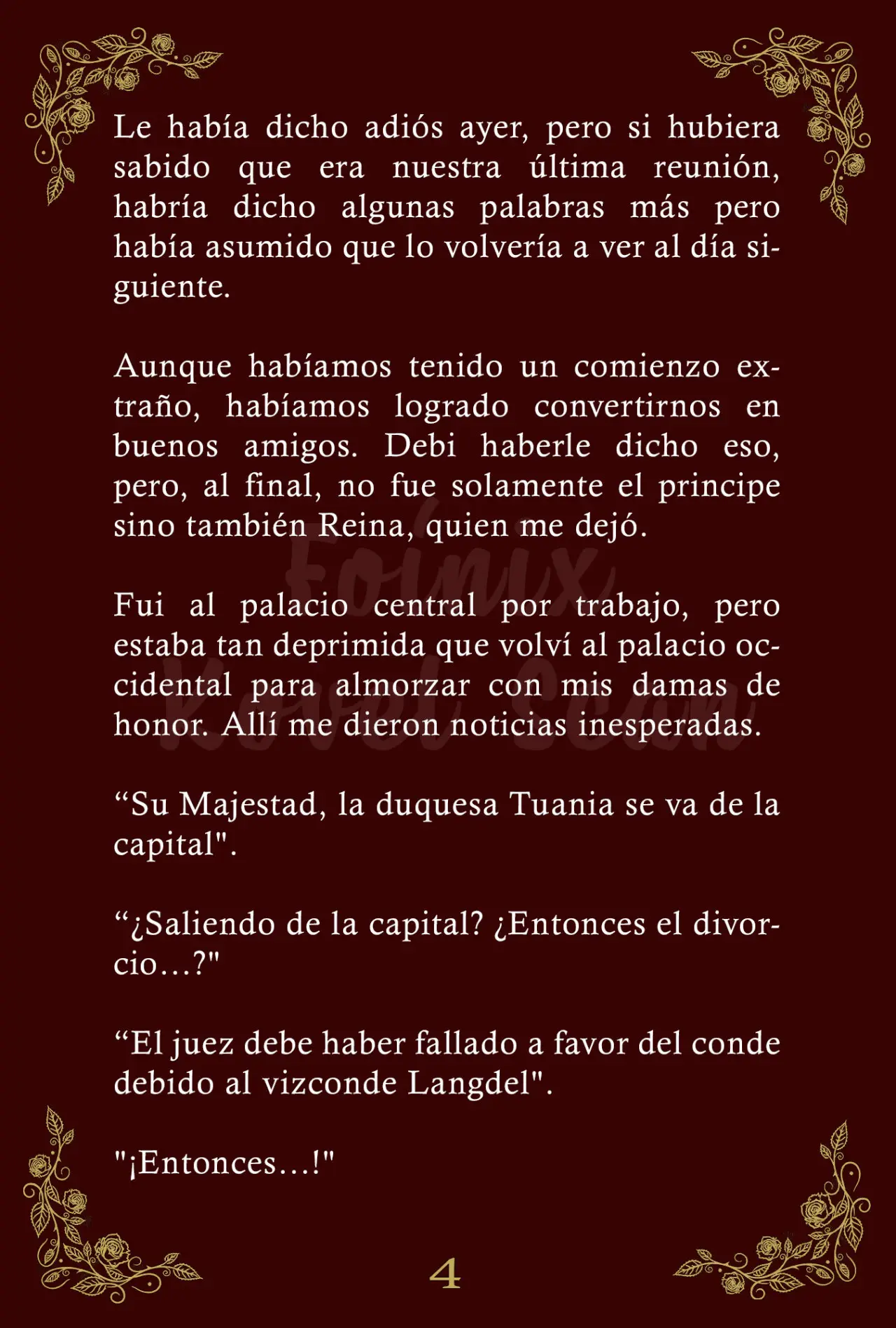 La Emperatriz se volvió a casar (Novela) - Capítulo 87 - Página 5 - LectorTMOo