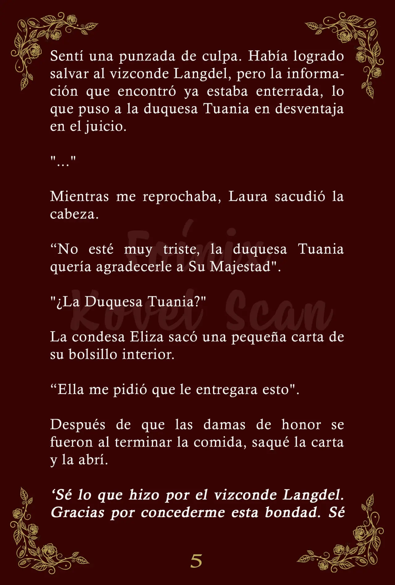 La Emperatriz se volvió a casar (Novela) - Capítulo 87 - Página 6 - LectorTMOo