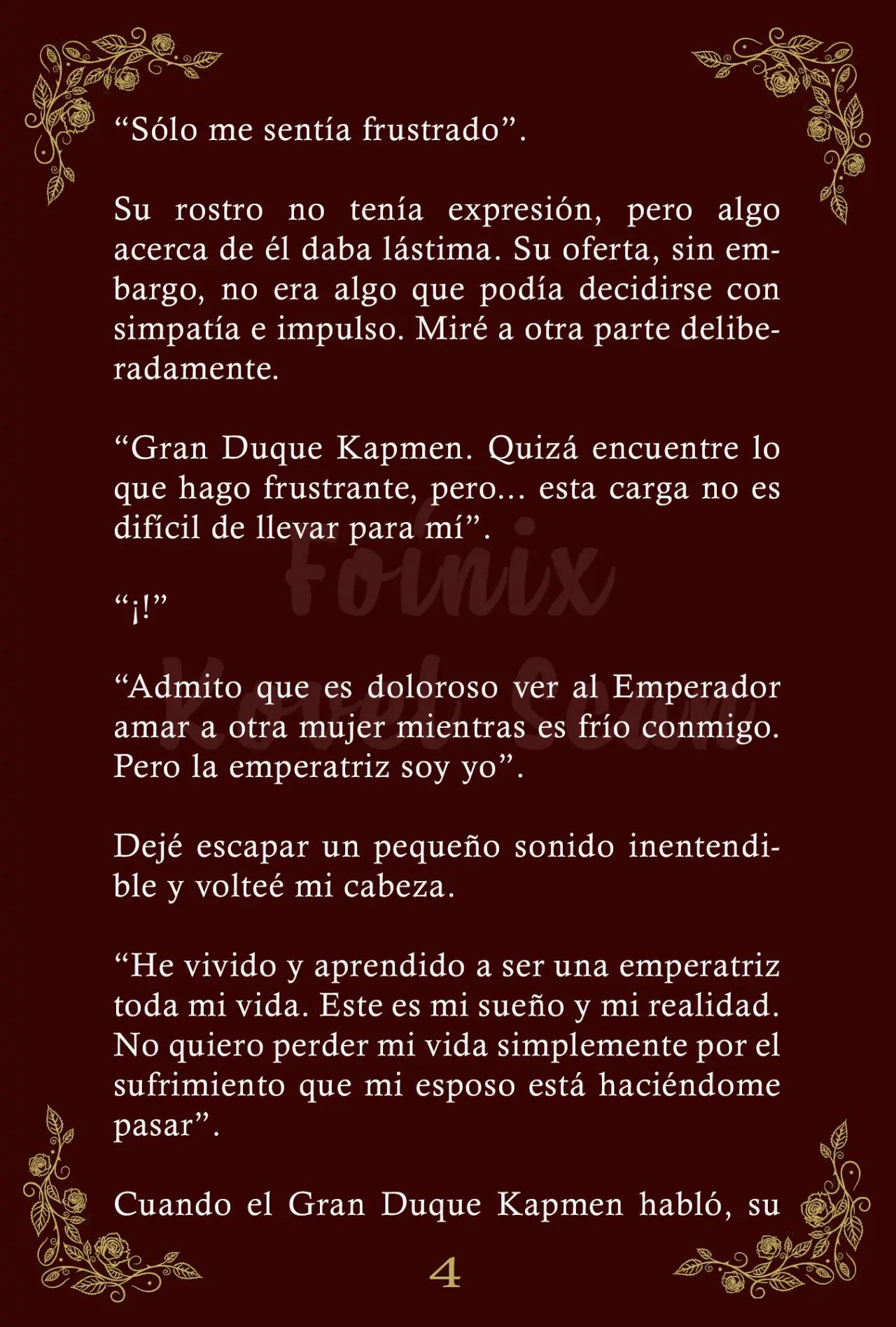 La Emperatriz se volvió a casar (Novela) - Capítulo 91 - Página 5 - LectorTMOo