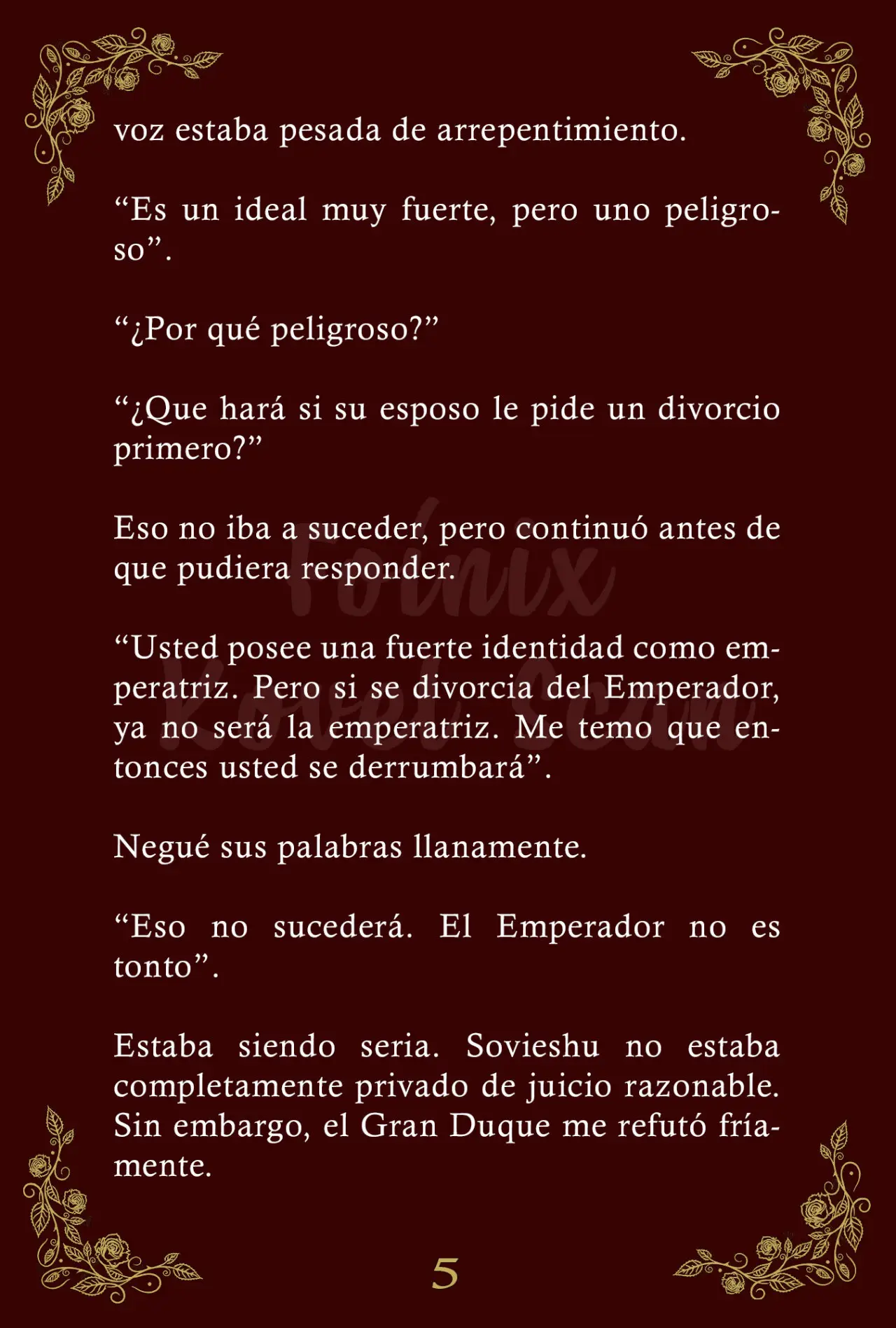 La Emperatriz se volvió a casar (Novela) - Capítulo 91 - Página 6 - LectorTMOo