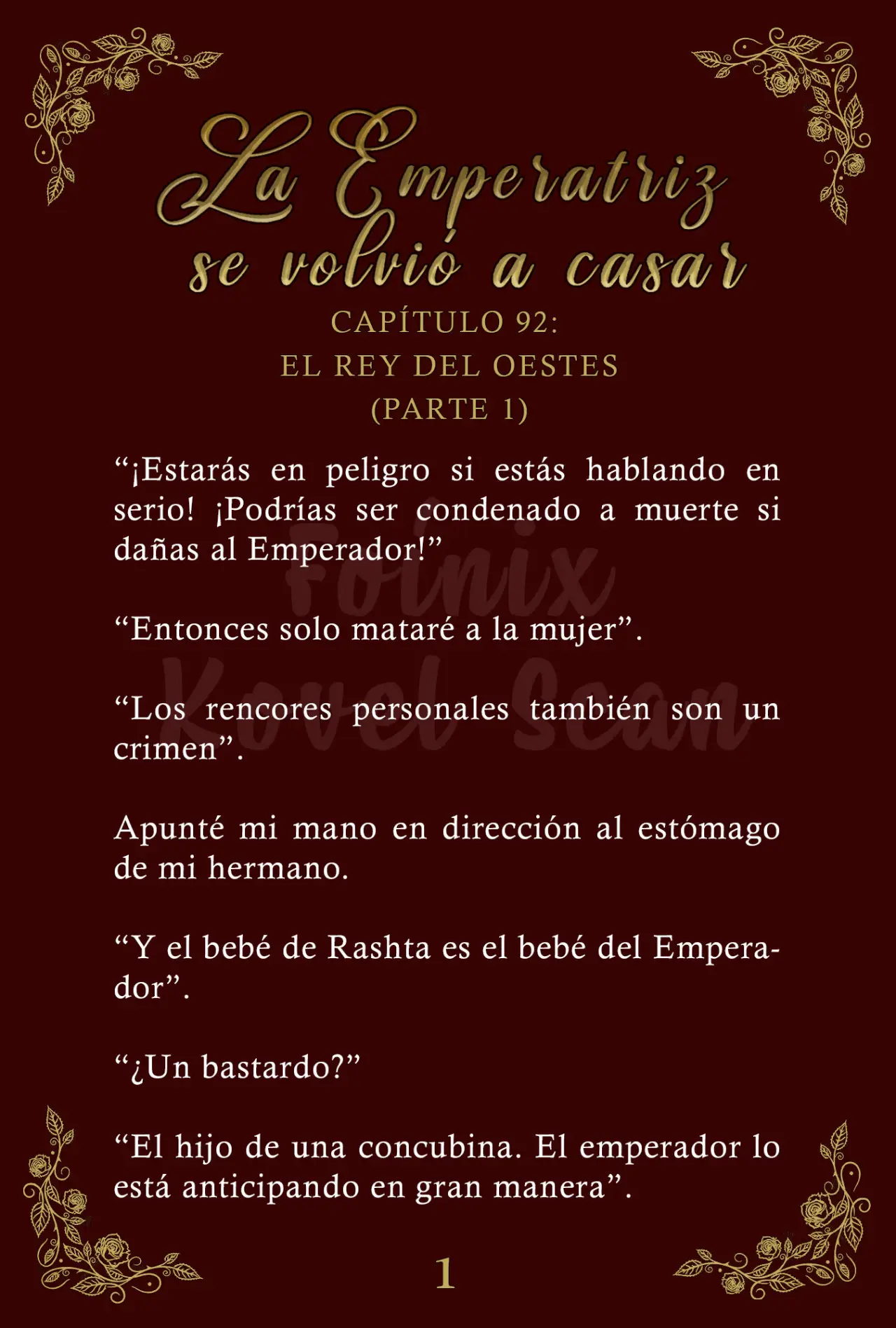La Emperatriz se volvió a casar (Novela) - Capítulo 92 - Página 2 - LectorTMOo