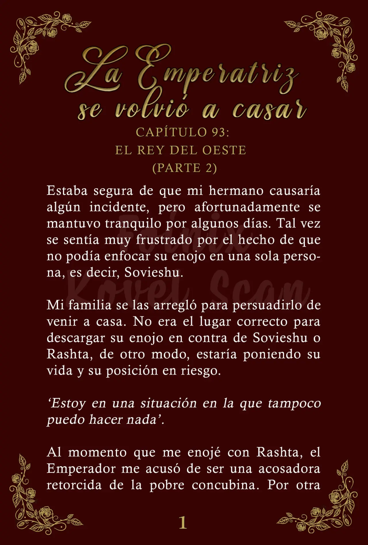 La Emperatriz se volvió a casar (Novela) - Capítulo 93 - Página 2 - LectorTMOo