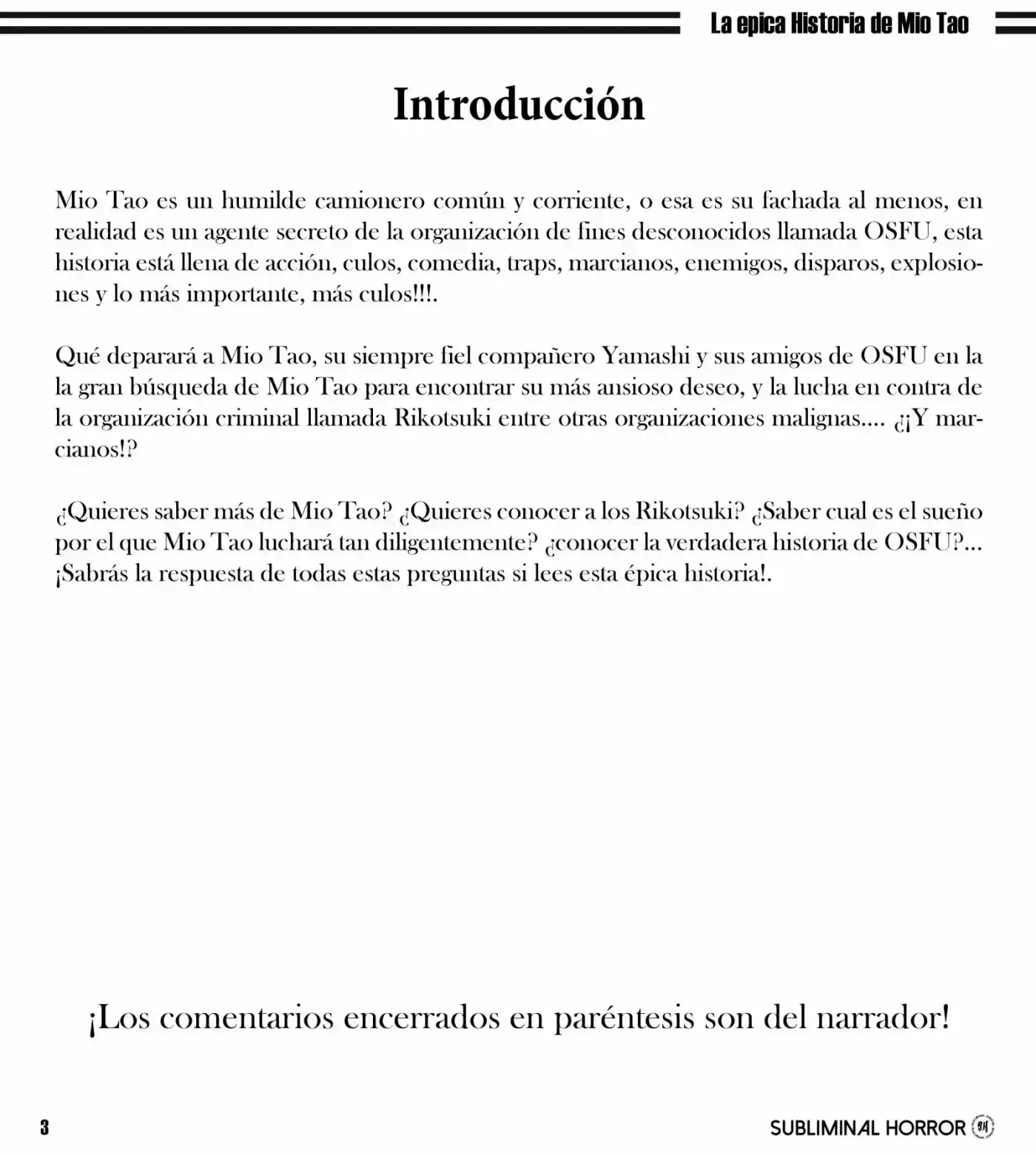 La épica historia de Mio Tao (2017) - Capítulo - Página 3 - LectorTMOo