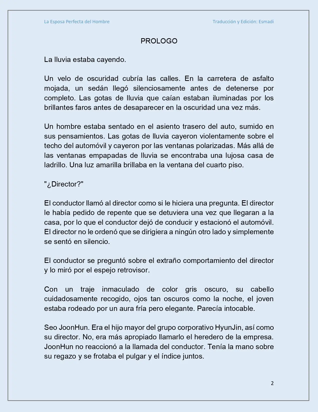 La esposa perfecta del hombre - Capítulo 1 - Página 2 - LectorTMOo
