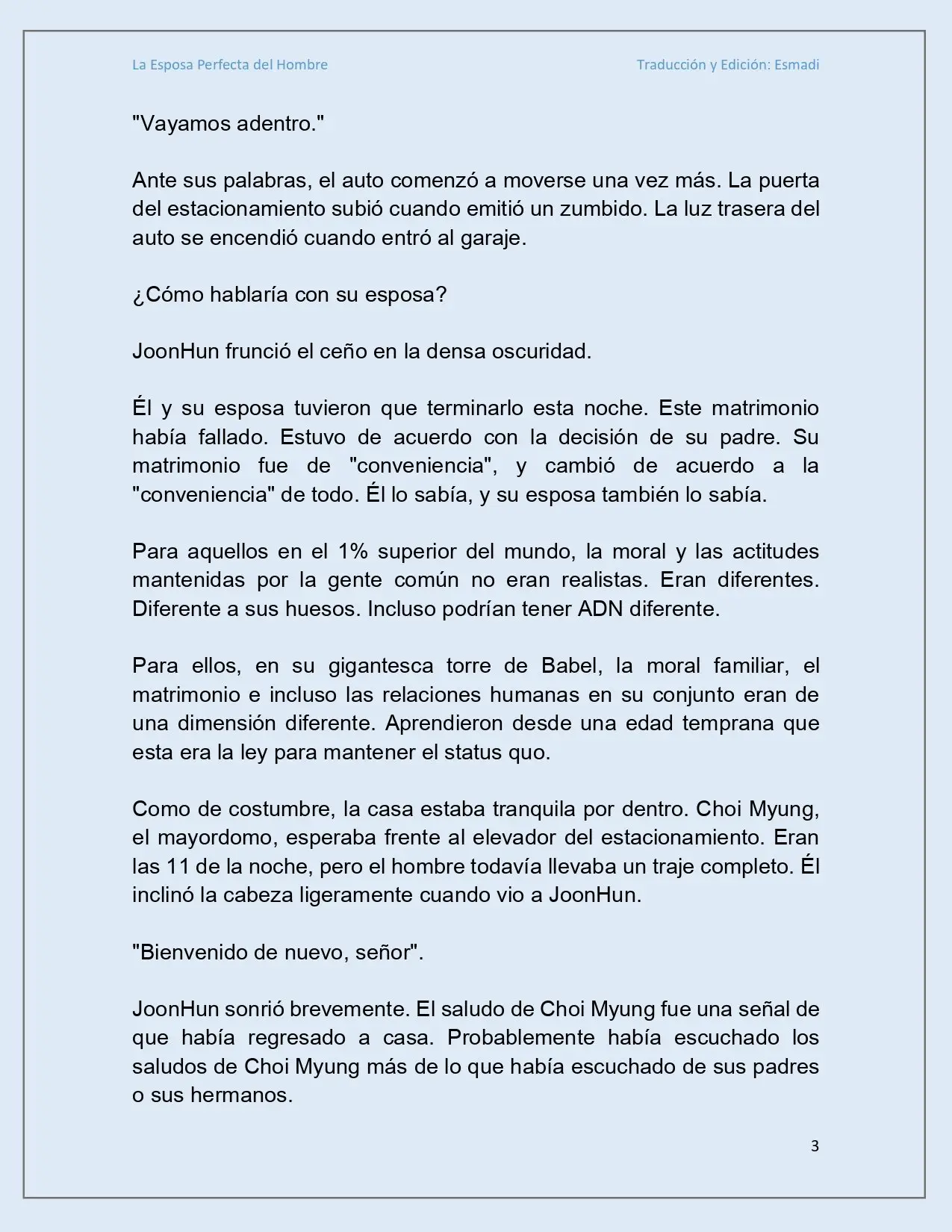 La esposa perfecta del hombre - Capítulo 1 - Página 3 - LectorTMOo