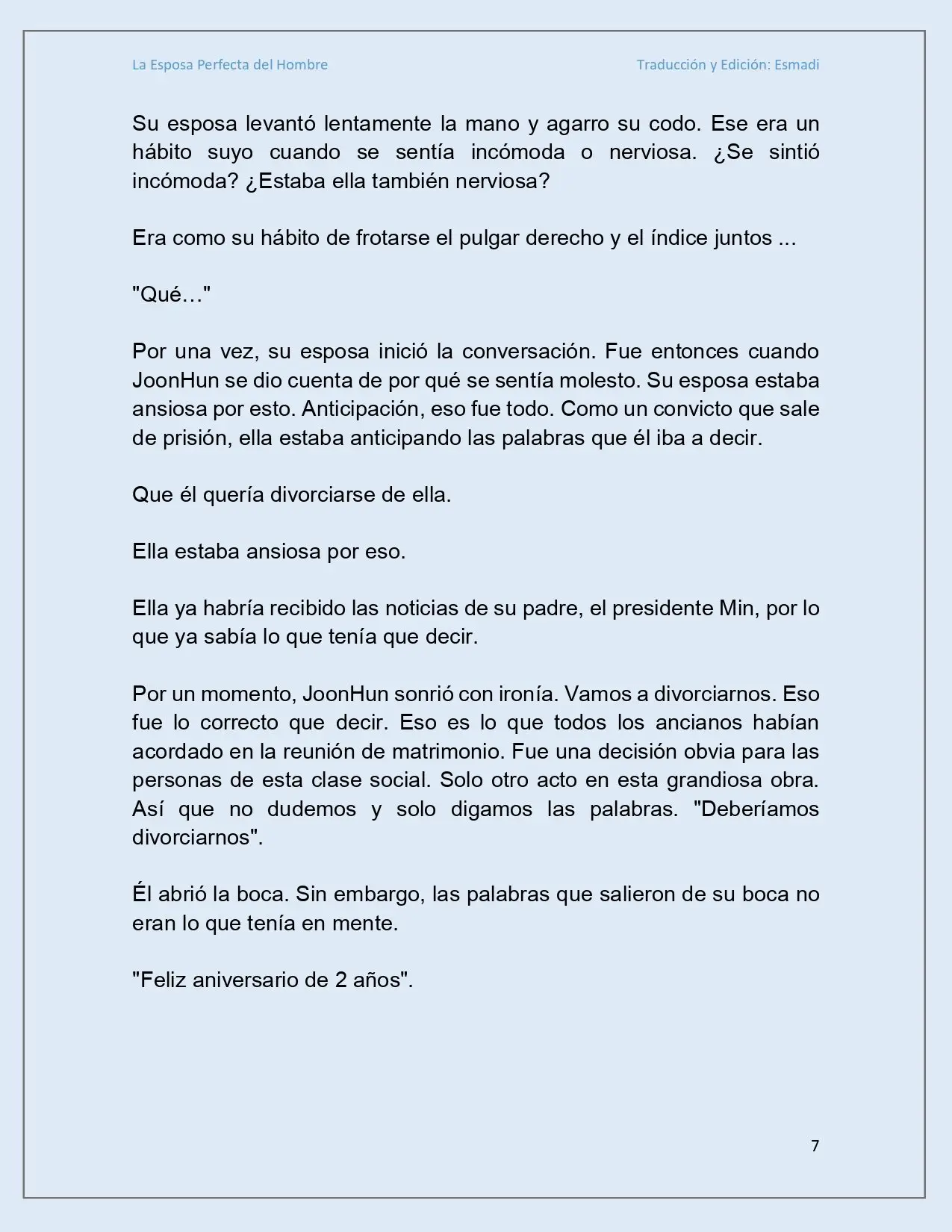 La esposa perfecta del hombre - Capítulo 1 - Página 7 - LectorTMOo