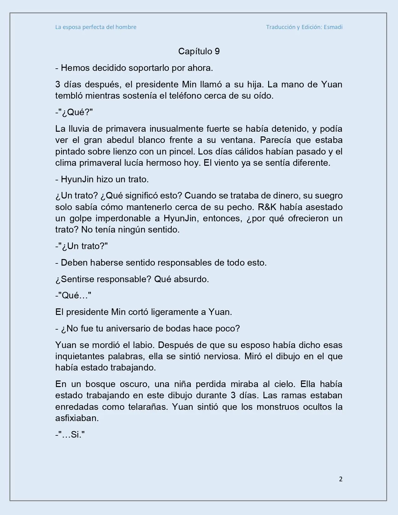La esposa perfecta del hombre - Capítulo 10 - Página 2 - LectorTMOo