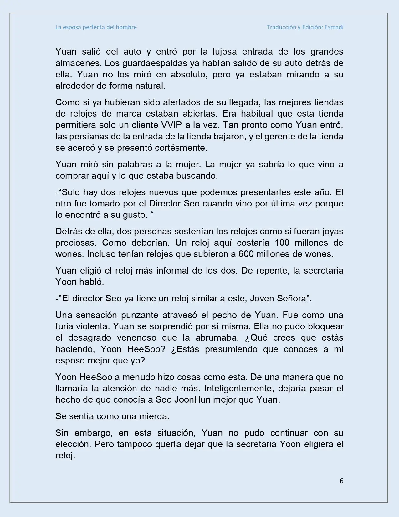 La esposa perfecta del hombre - Capítulo 10 - Página 6 - LectorTMOo