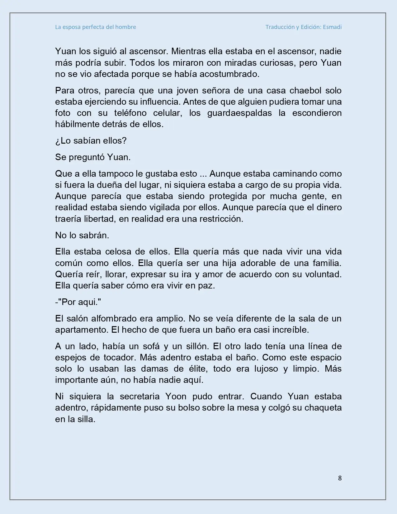 La esposa perfecta del hombre - Capítulo 10 - Página 8 - LectorTMOo