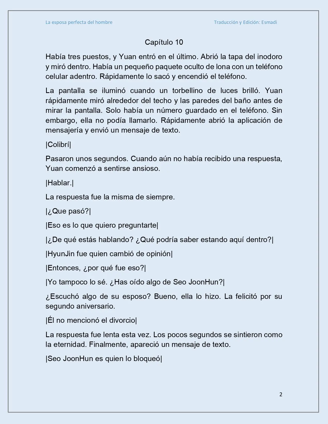 La esposa perfecta del hombre - Capítulo 11 - Página 2 - LectorTMOo
